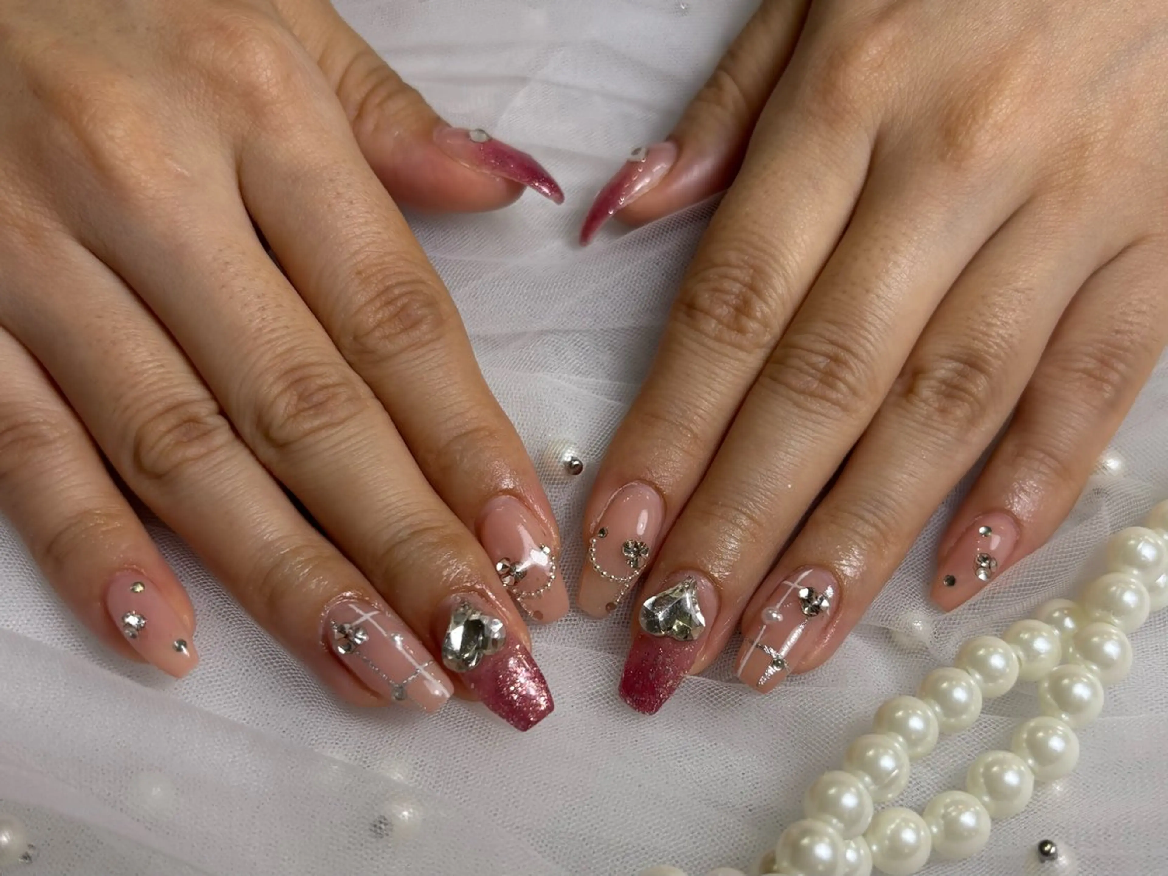 ネイル ワンホンネイル ハンドネイル charmant rionのネイルデザイン