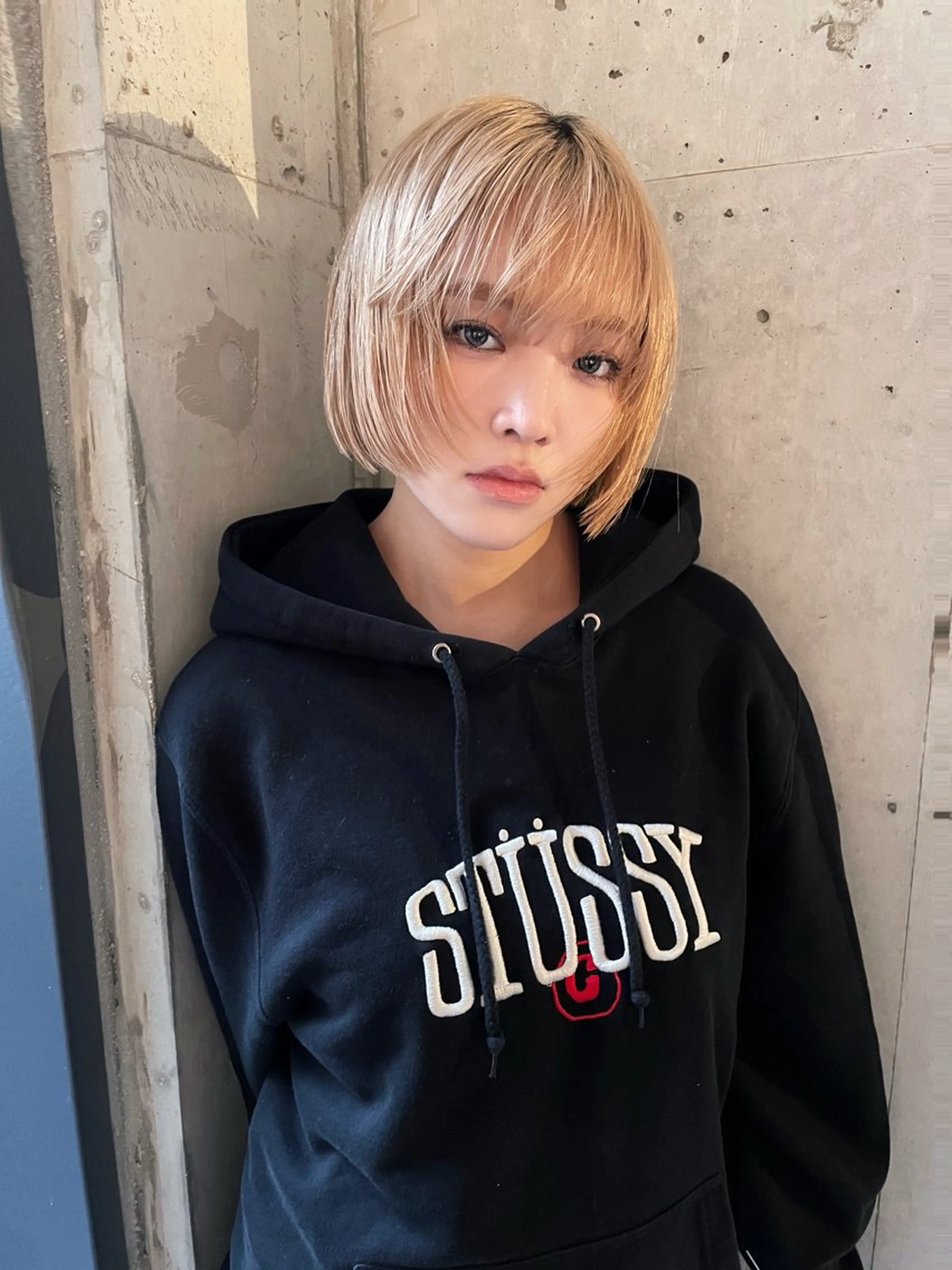 ミディアム カラー sano rikitoのヘアスタイル