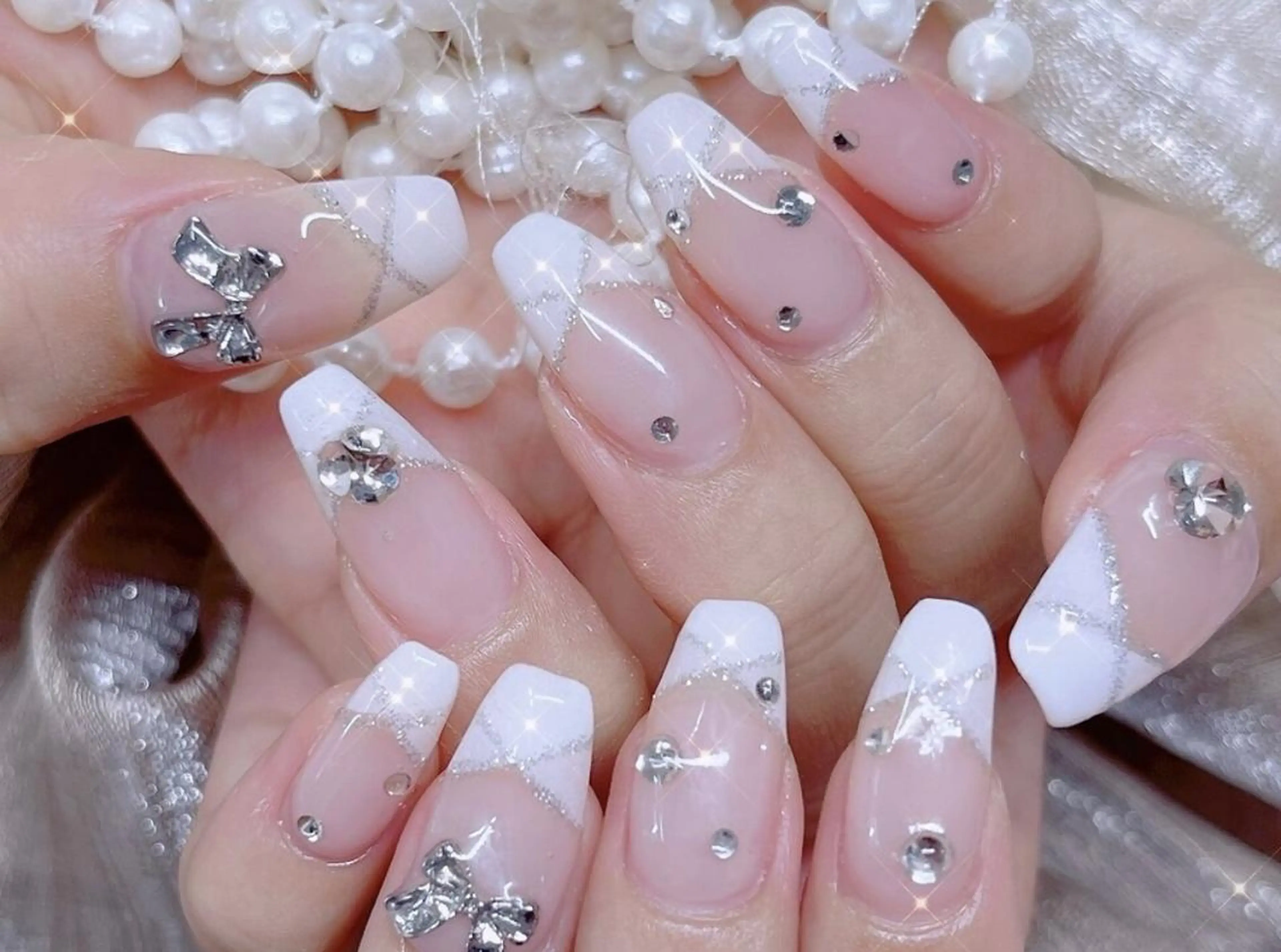 ネイル 🎀彩羽チップ 長さだし専門🎀のネイルデザイン