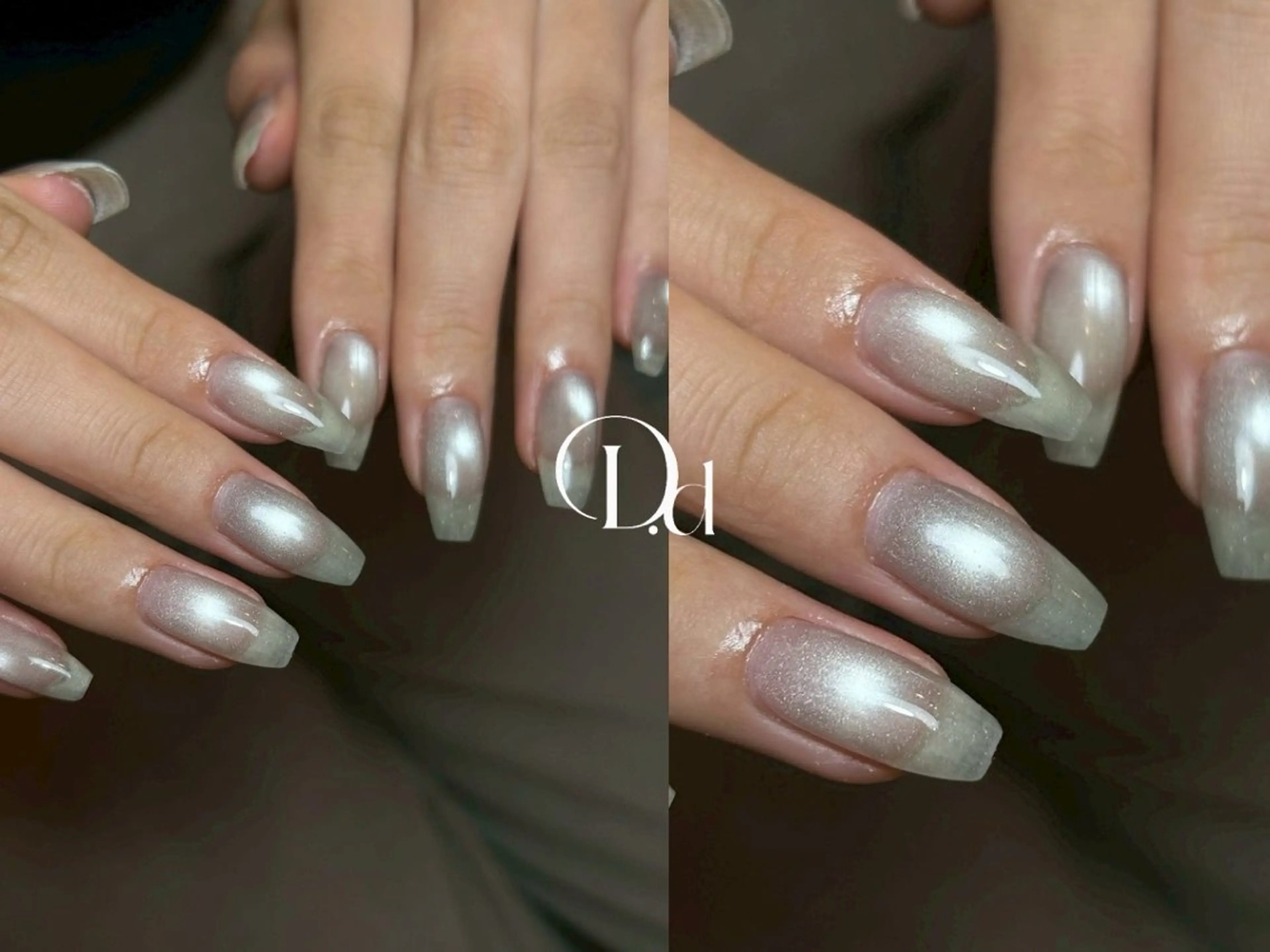 ネイル 長さ出し ジェルネイル 韓国ネイル マグネットネイル 持ち込み ハンドネイル D.d Reinaのネイルデザイン