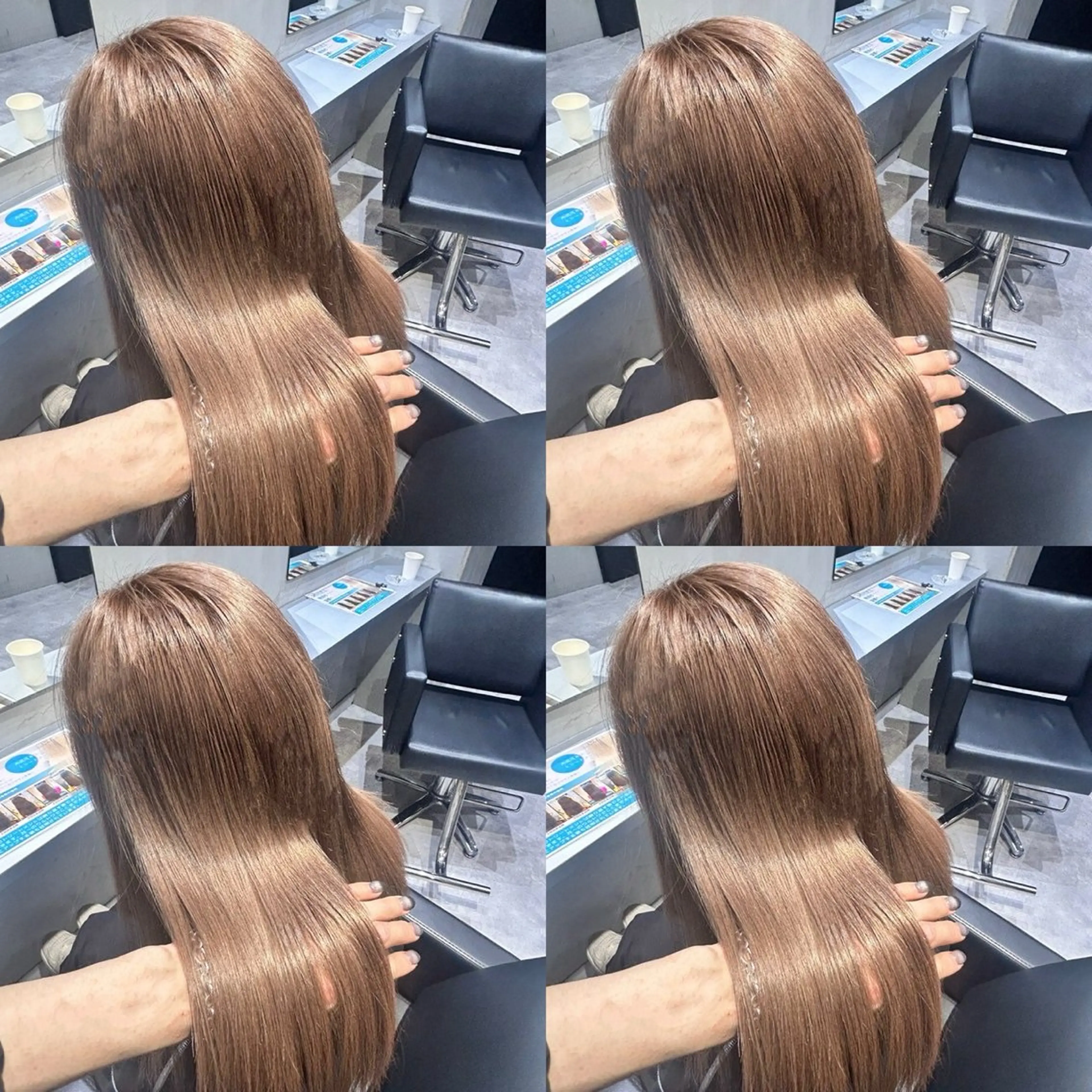 ロング カラー ヘアカラー トリートメント 韓国レイヤー/ ハッシュカットひかるのヘアスタイル