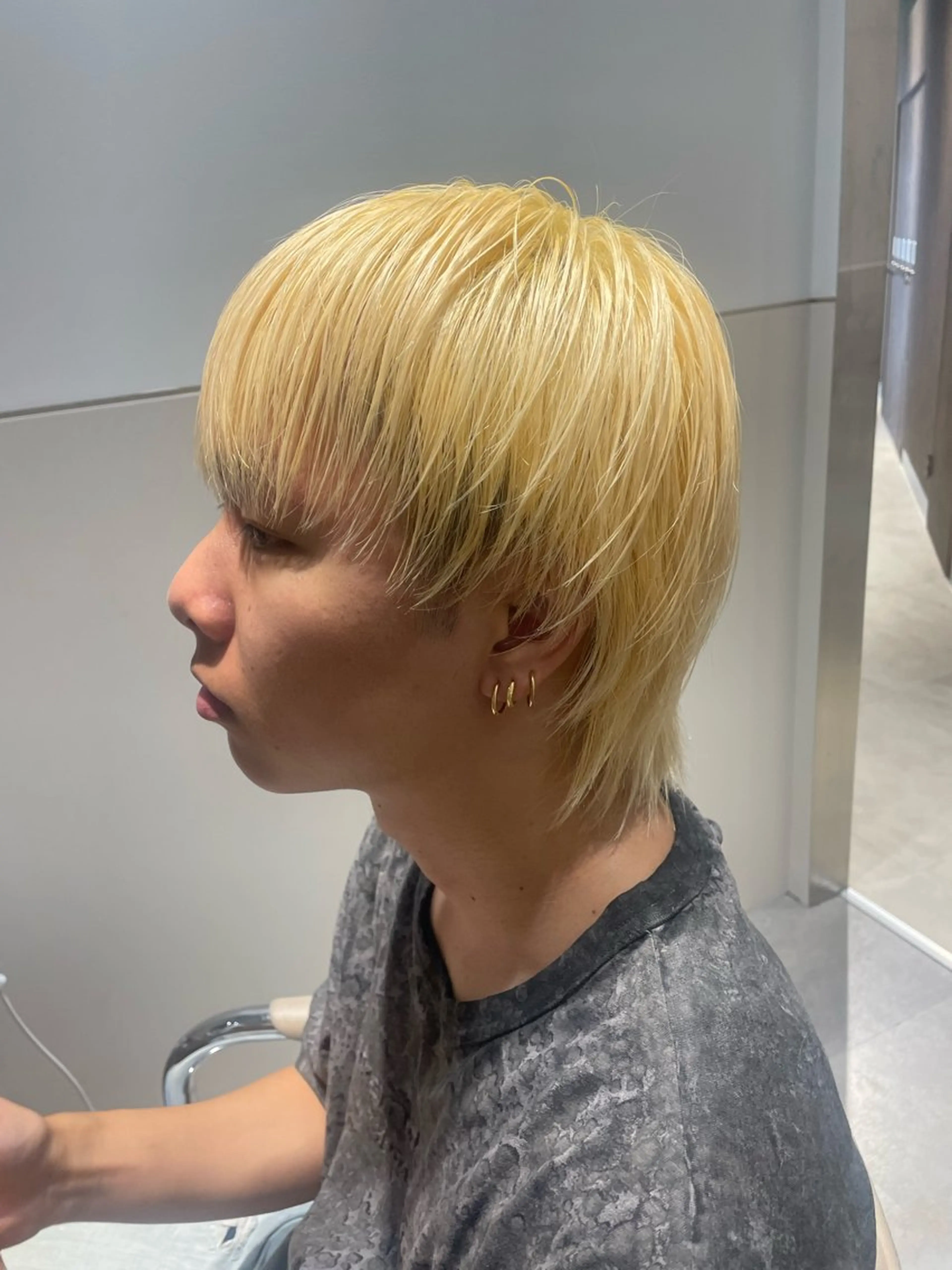 メンズ マッシュ メンズウルフカット ウルフカット カット ヘアカラー SALOWIN ebisu所属・🫧髪質改善🫧 恵比寿　MIYUKIのヘアスタイル