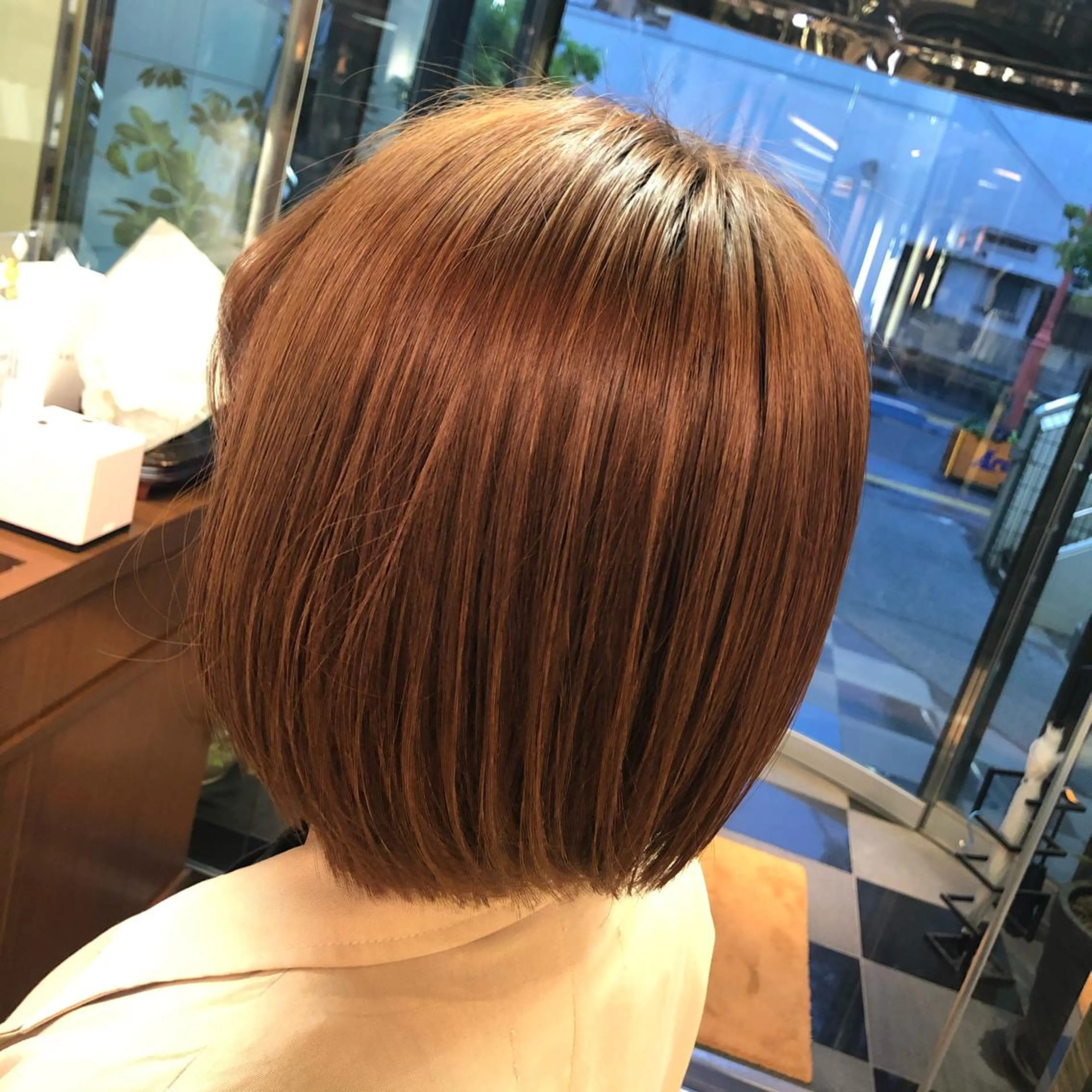 カラー ヘアカラー トリートメント 山崎 絵莉香のヘアスタイル