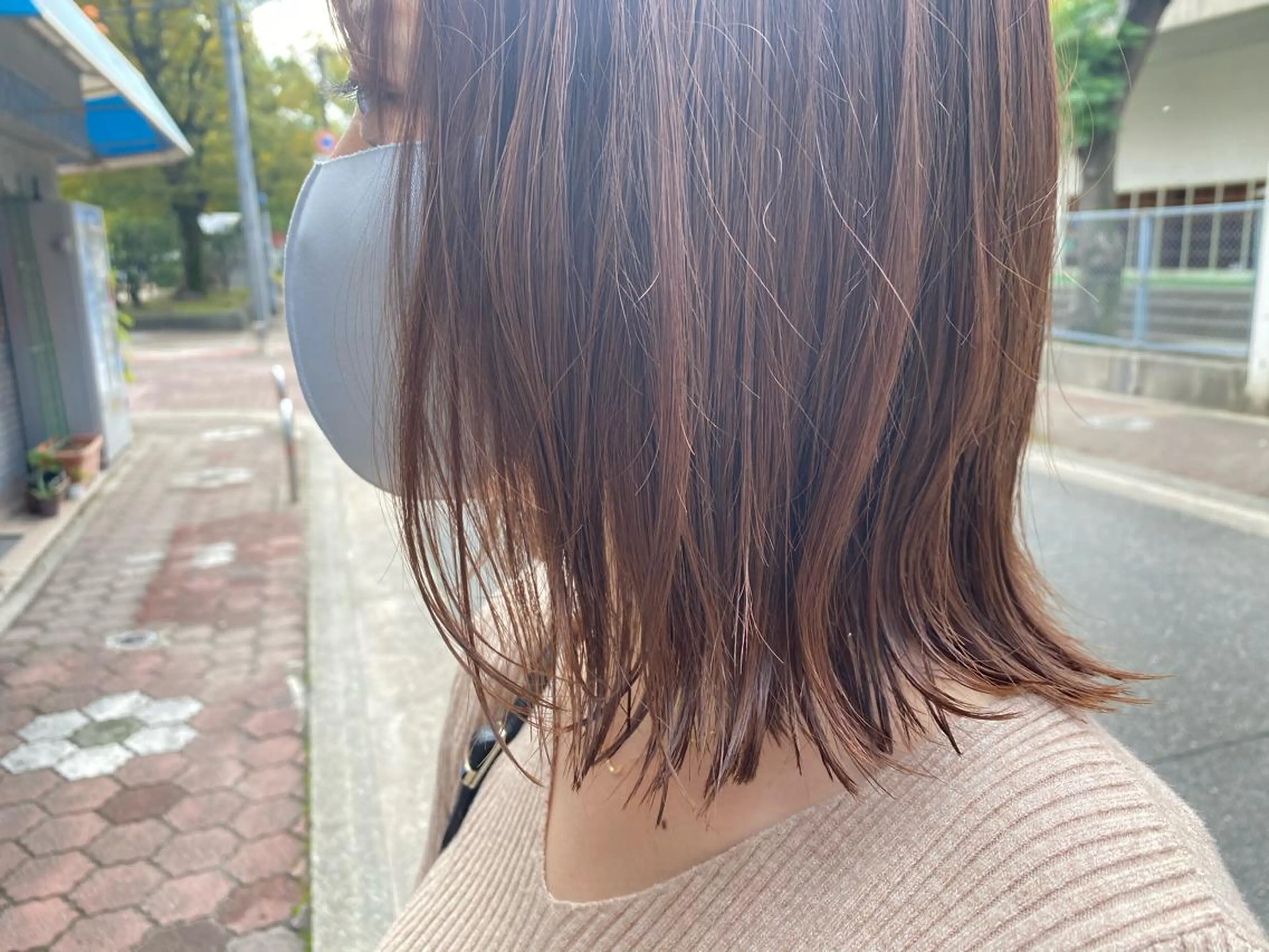 ミディアム カラー 透明感カラー パープルカラー カット ヘアカラー トリートメント ヘッドスパ CARICIA🌱 masaeのヘアスタイル