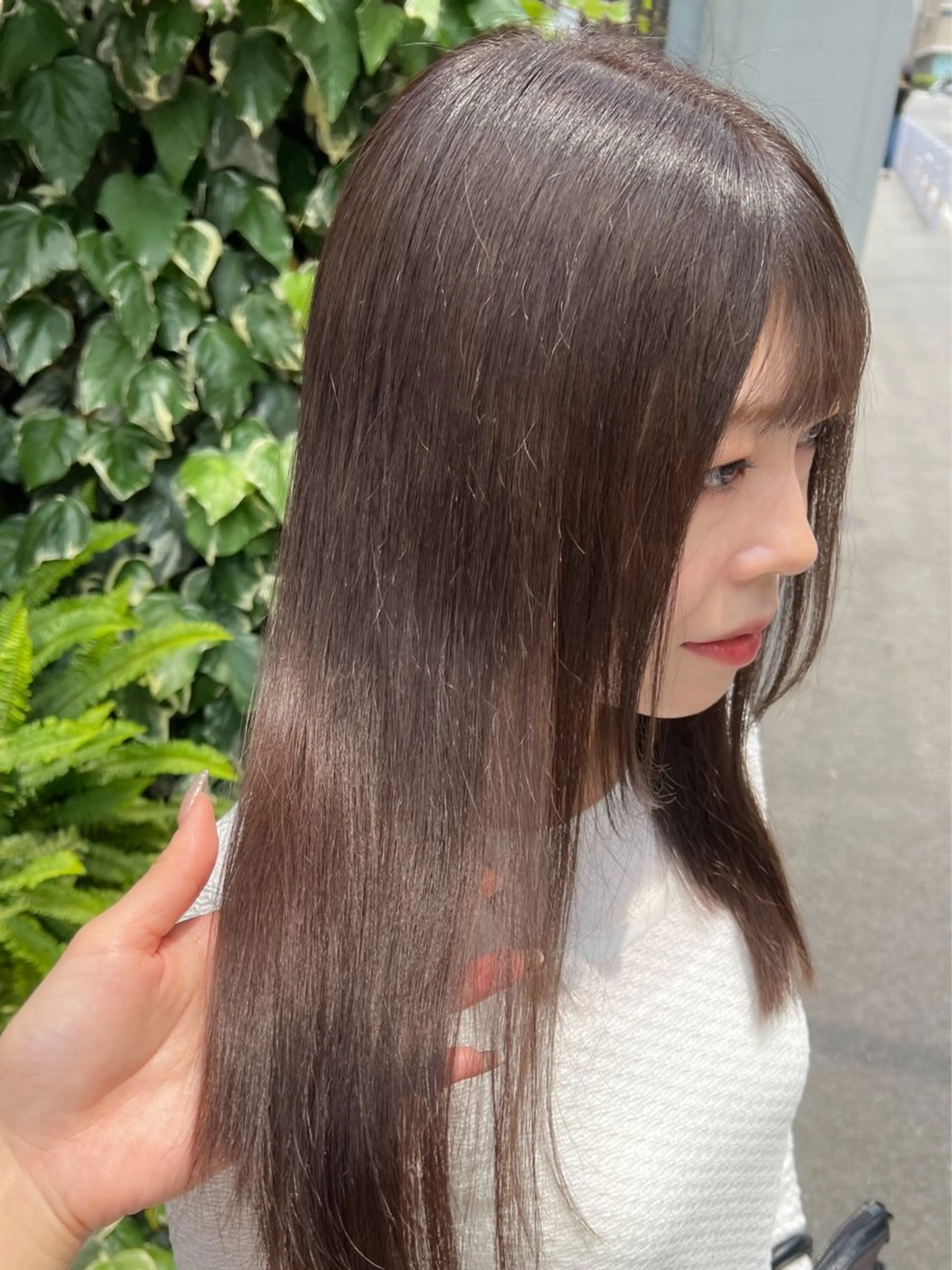 ロング カラー カット ヘアカラー トリートメント le'a所属・谷町/Le'a /竹原詩緒奈のヘアスタイル