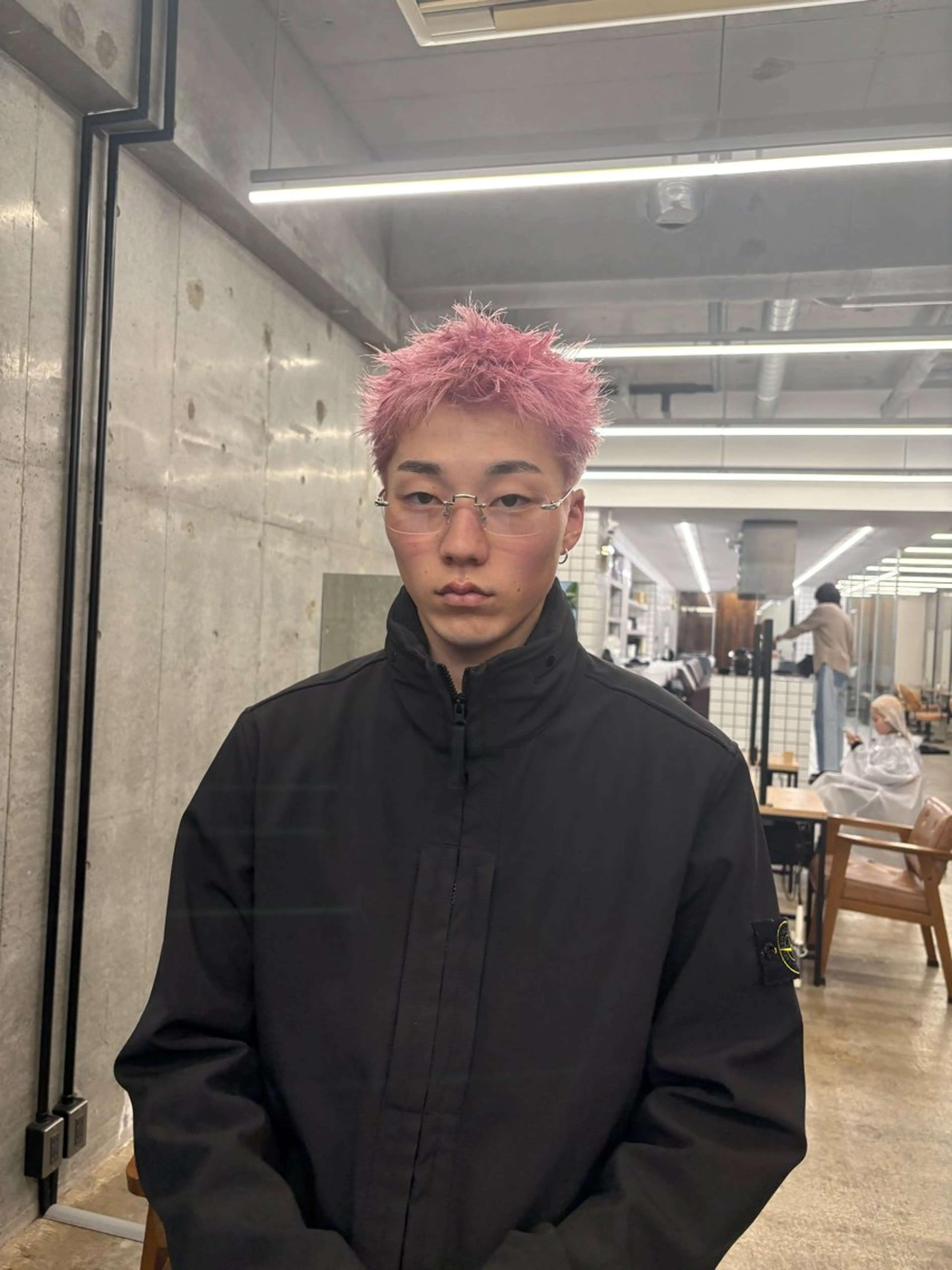 ショート カラー メンズ カット ヘアカラー 《メンズ支持NO.1 ×艶ブラウン》ソウタのヘアスタイル