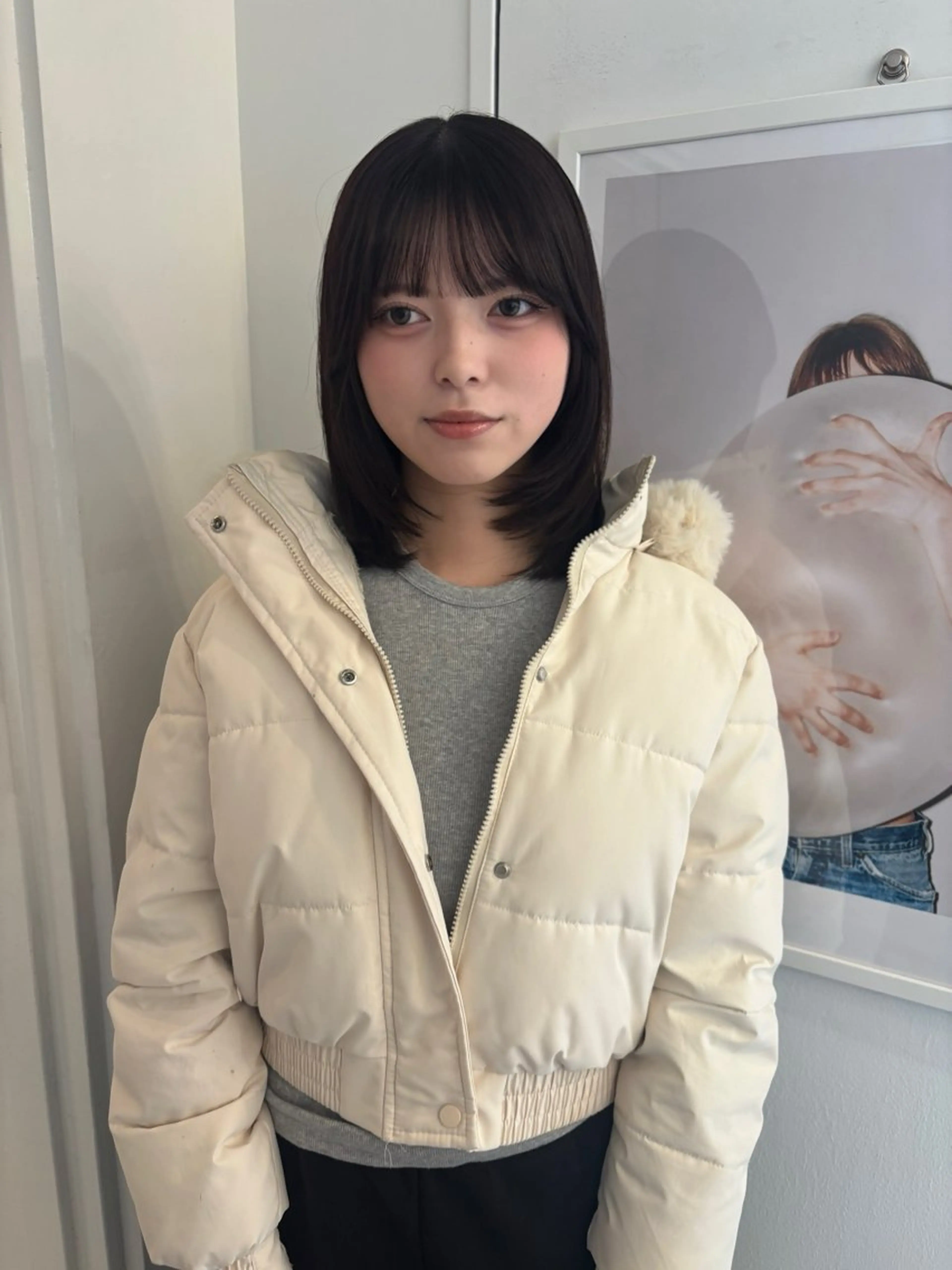 ミディアム カラー カット ヘアカラー riria/ボブ /ブラウンカラー🎀のヘアスタイル