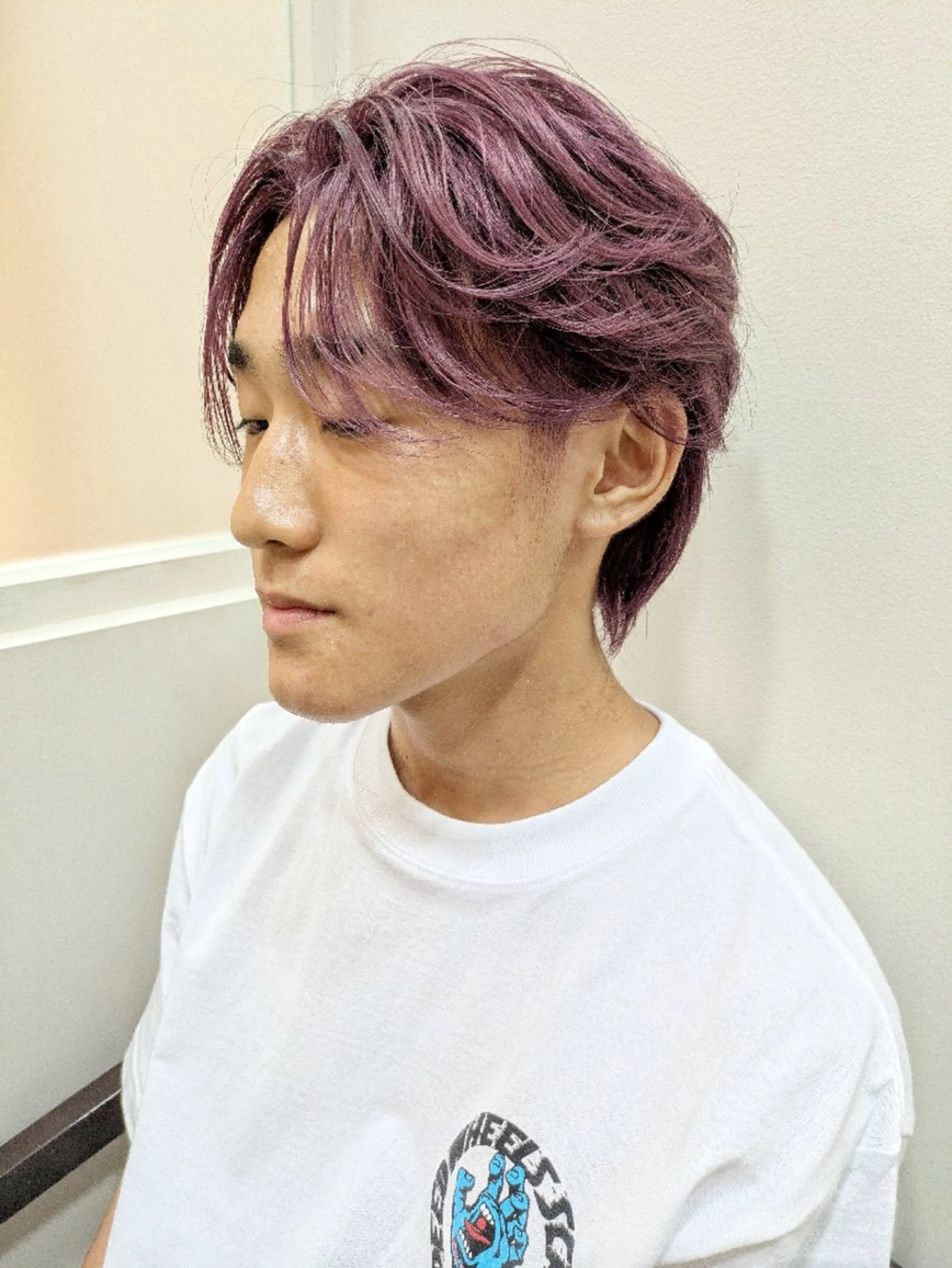 ショート メンズ メンズブリーチ カット ヘアカラー emiwo石川町所属・増田 耀のヘアスタイル