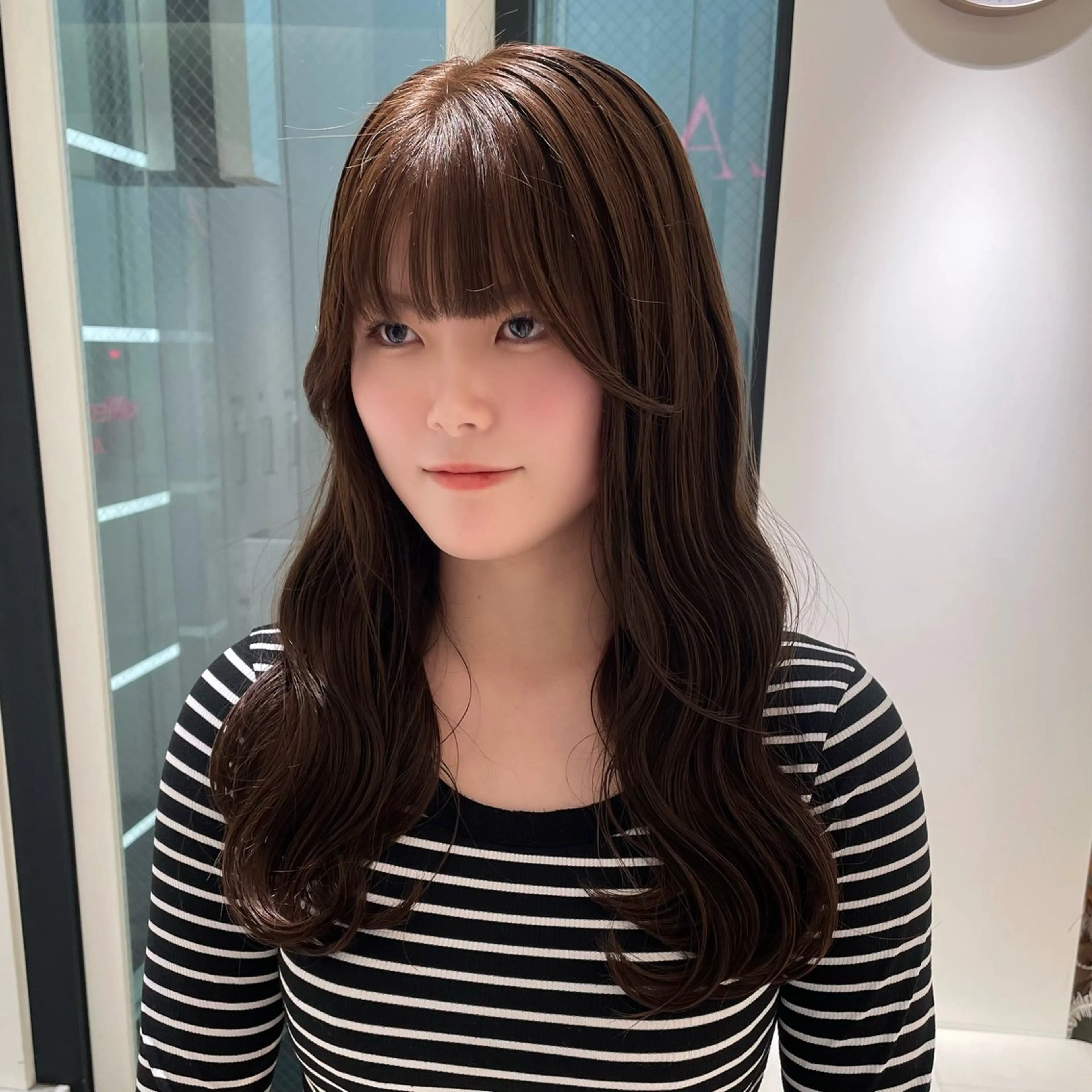 ロング カラー カット ヘアカラー Parve Mix /頓宮 稚愛🤍のヘアスタイル