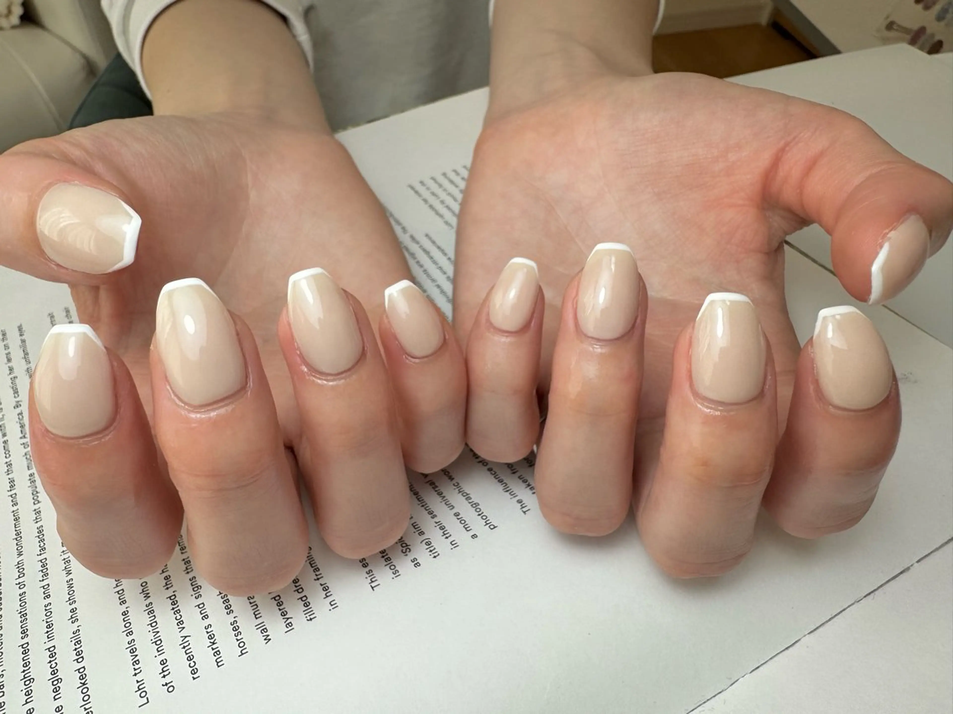ネイル フレンチネイル ハンドネイル 白日-hakubi nail-のネイルデザイン