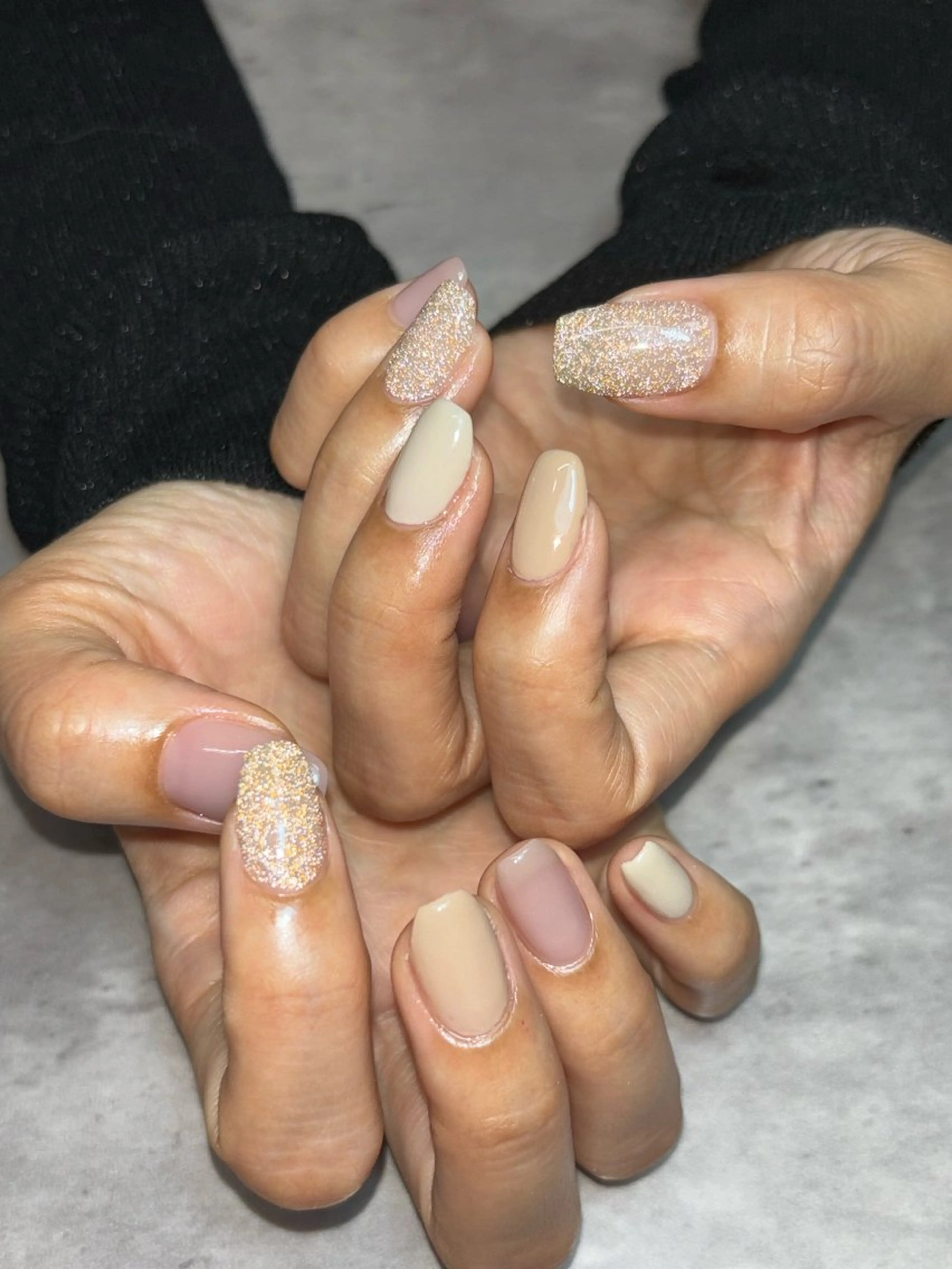 ネイル フラッシュネイル 春ネイル ハンドネイル nail salon epeのネイルデザイン