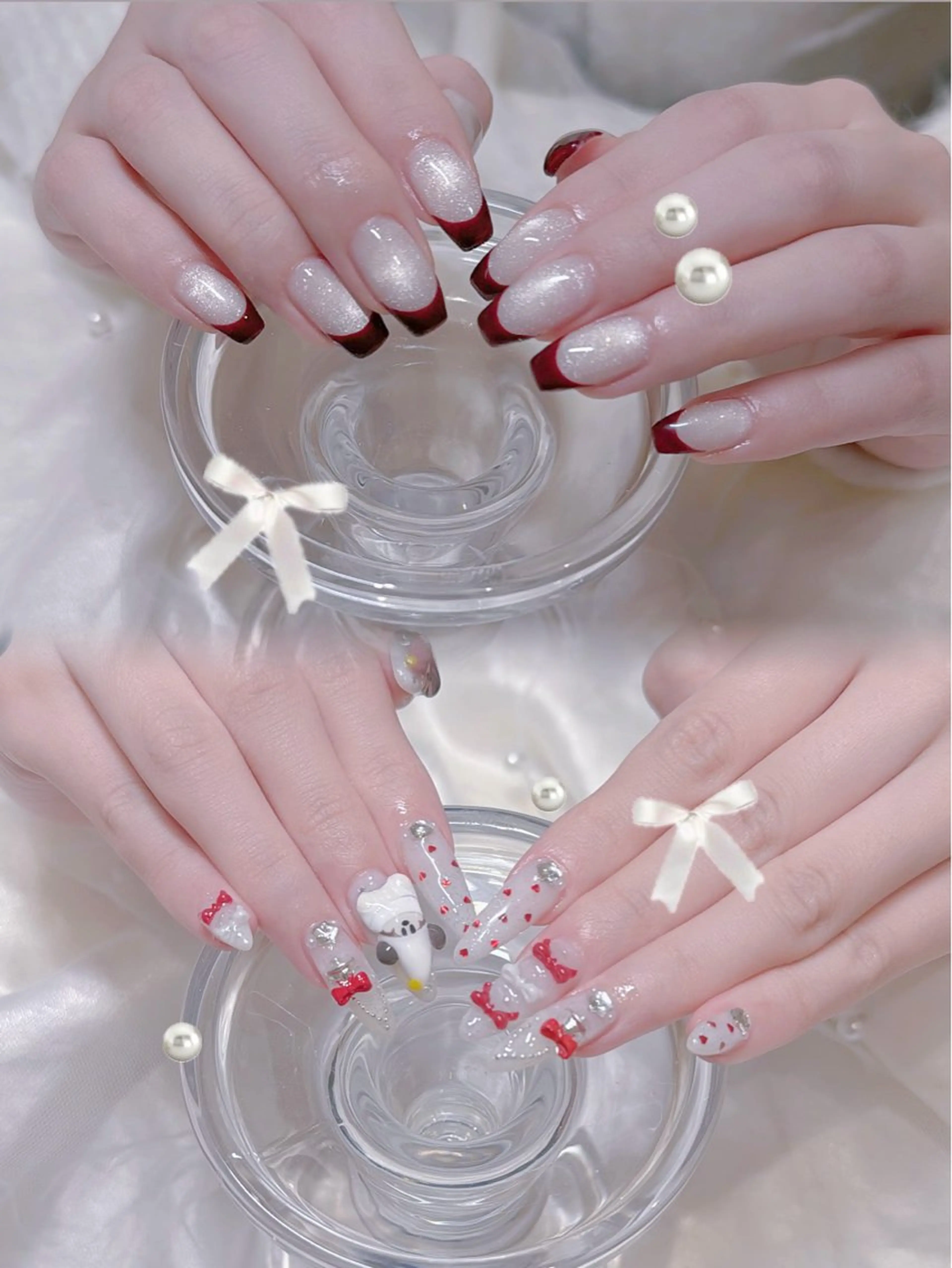 ネイル 冬ネイル クリスマス ハンドネイル GOTODAYシェアサロン名古屋PARCO店所属・୨୧ ayakaのネイルデザイン