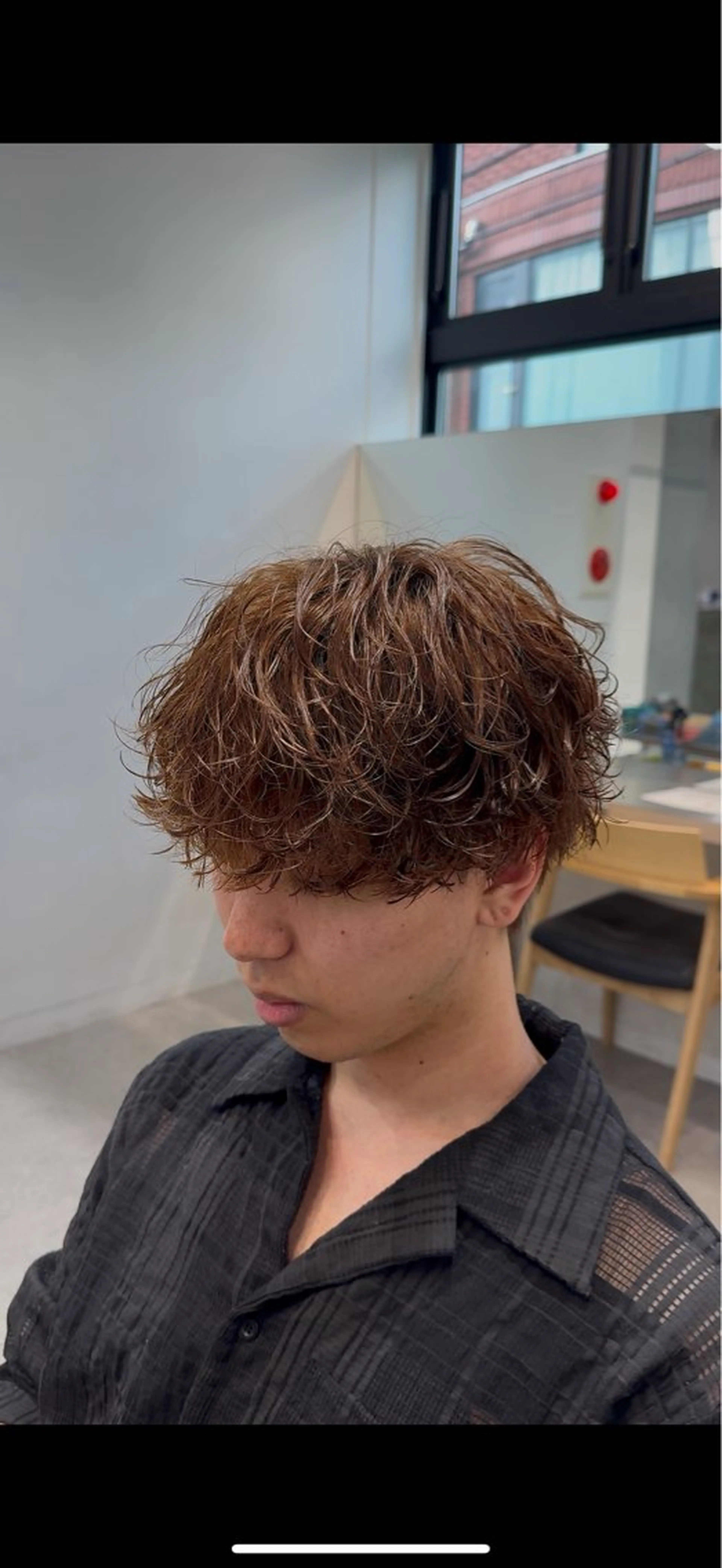パーマ メンズ カット パーマ トリートメント 当日予約⭕️ fifth渋谷太田のヘアスタイル