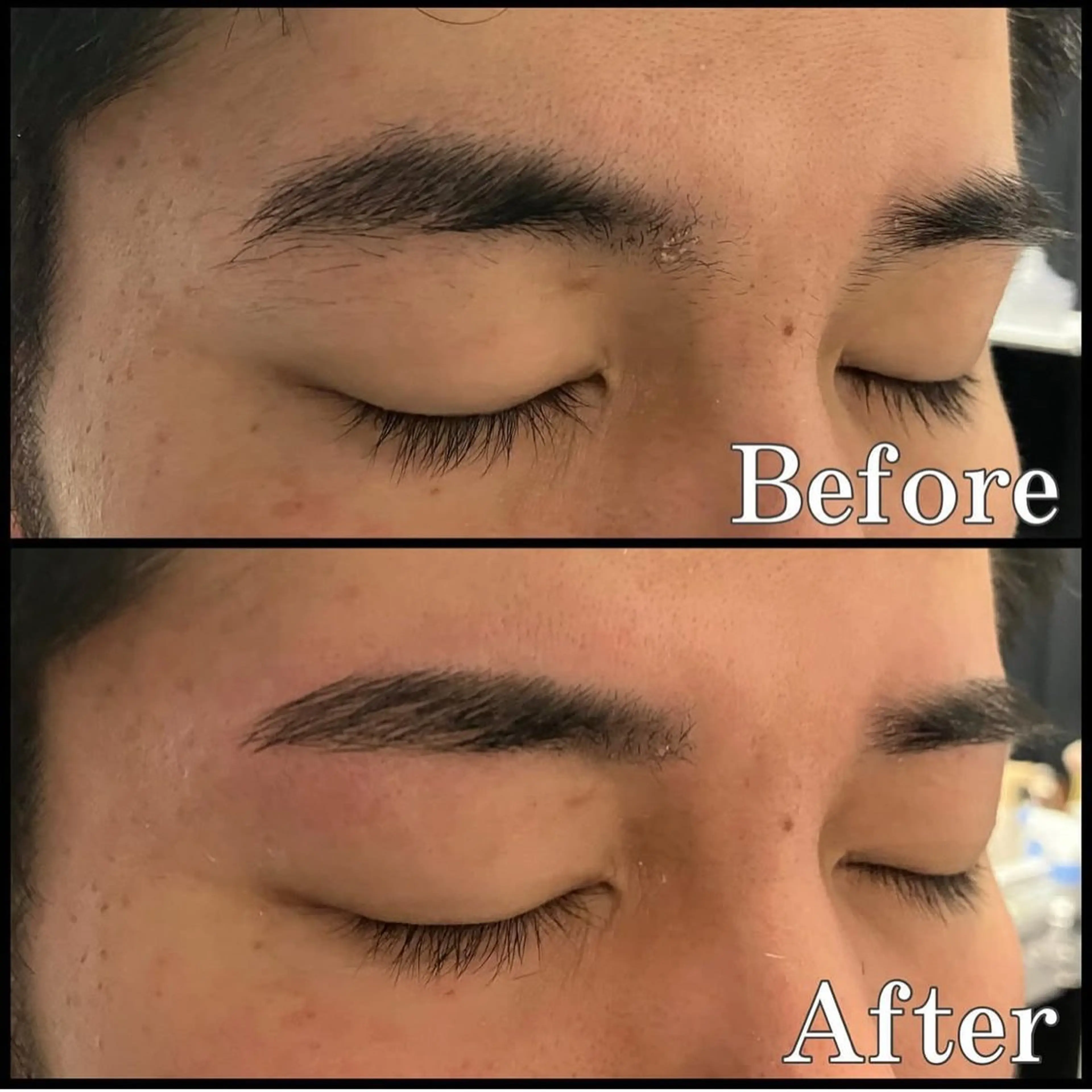 眉毛スタイリング👦🏻✂️の写真