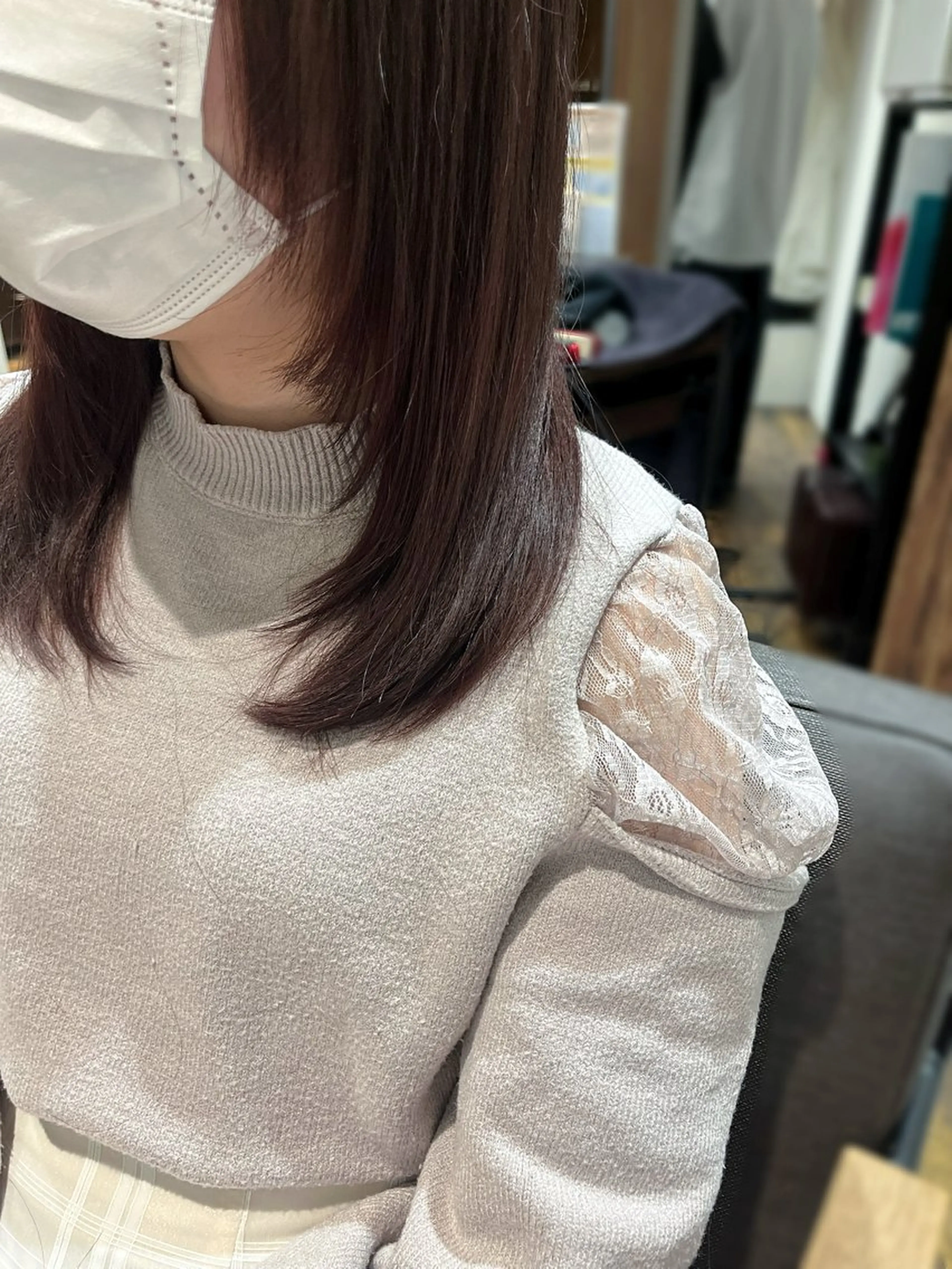 セミロング カラー ヘアカラー 赤羽Gardenia 🌸ayame🌸のヘアスタイル