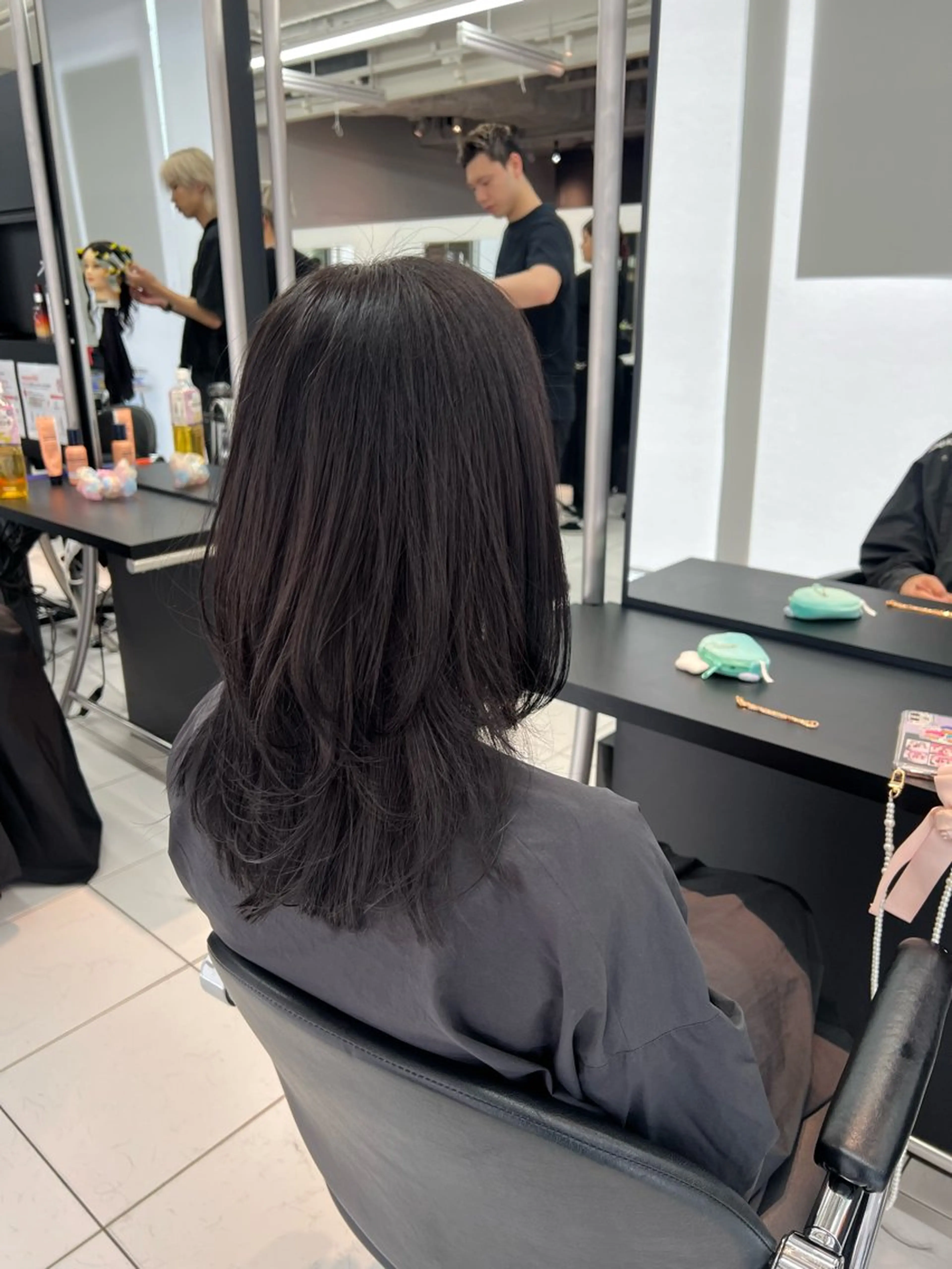 ロング ハッタ ミクのヘアスタイル