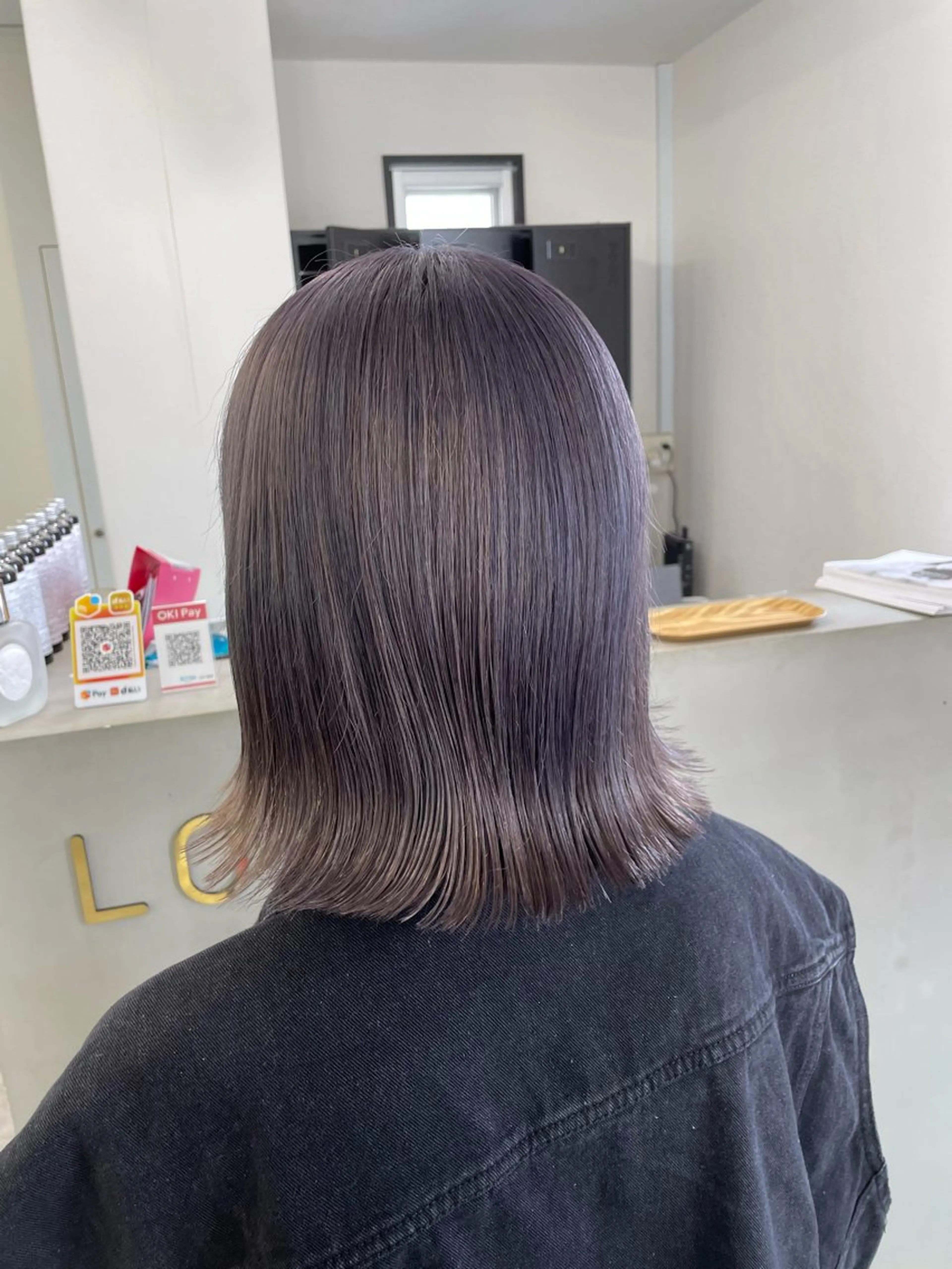 ミディアム カラー ラベンダーカラー ラベンダーグレー LOBY浦添店所属・LOBY浦添店 NABEのその他イメージ