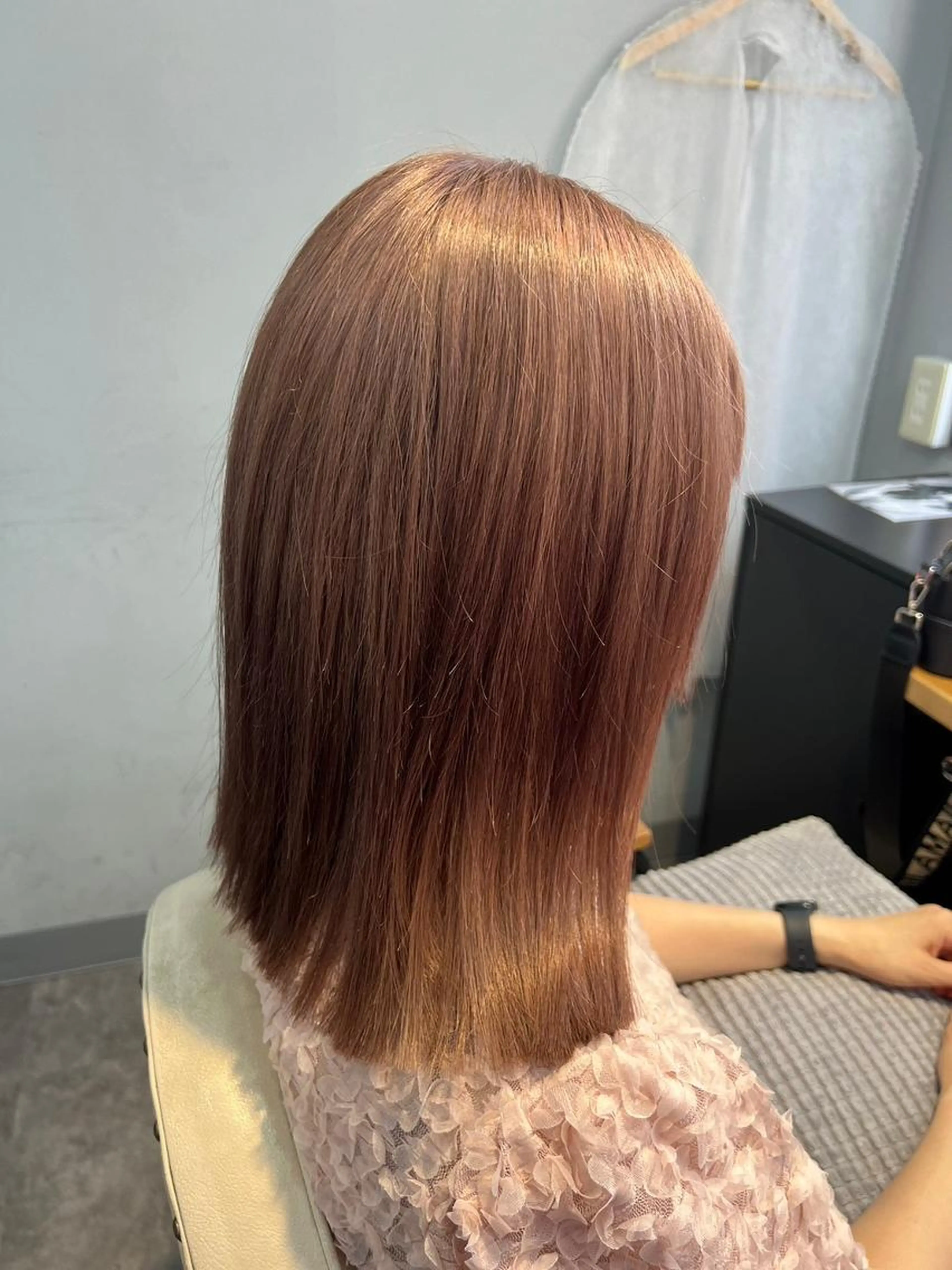 ⚡️新感覚！新作トリートメント⚡️レブリン酸熱ケラトリートメント＋カラー　¥10000の写真