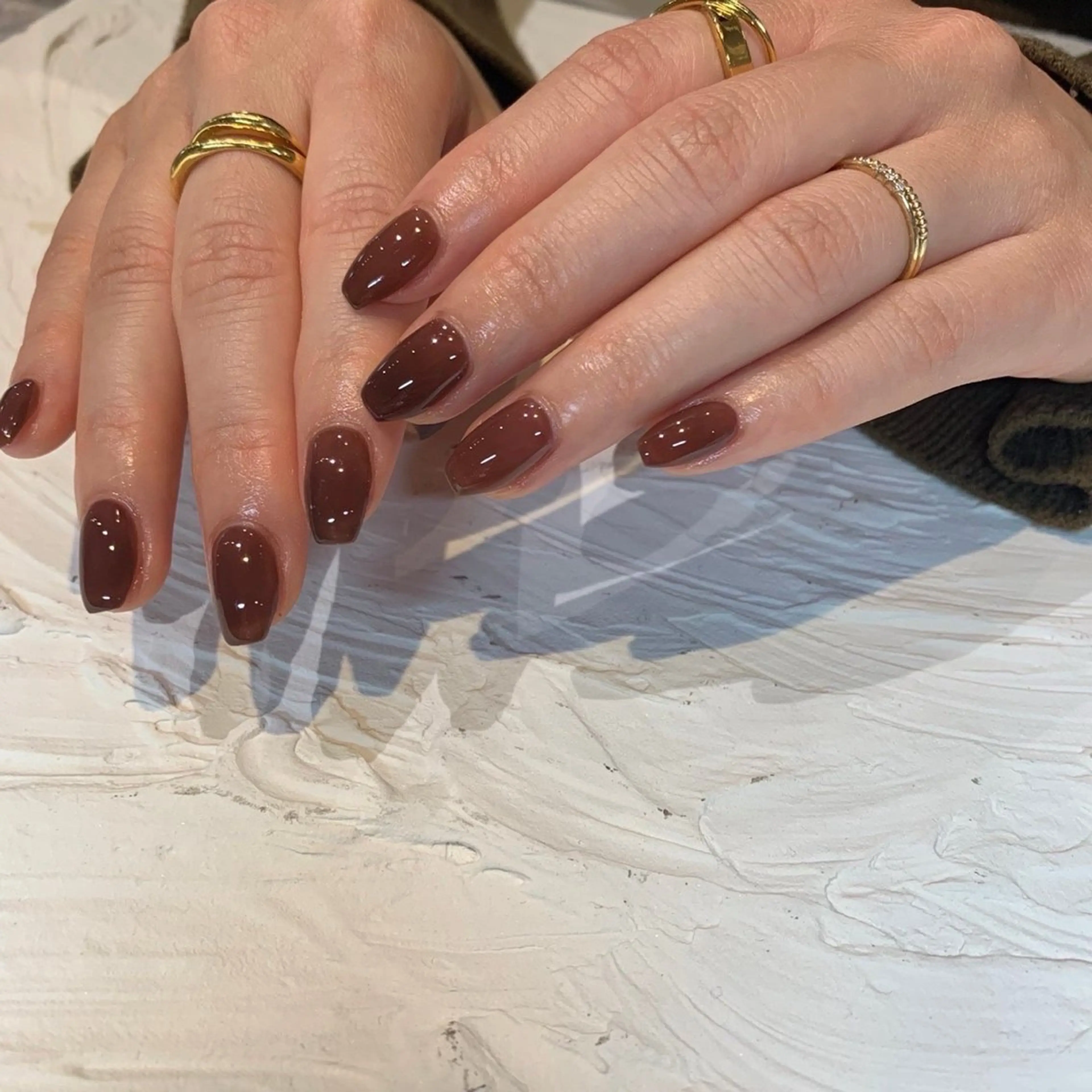 ネイル ワンカラーネイル HONOKA W 【深江橋店】のネイルデザイン