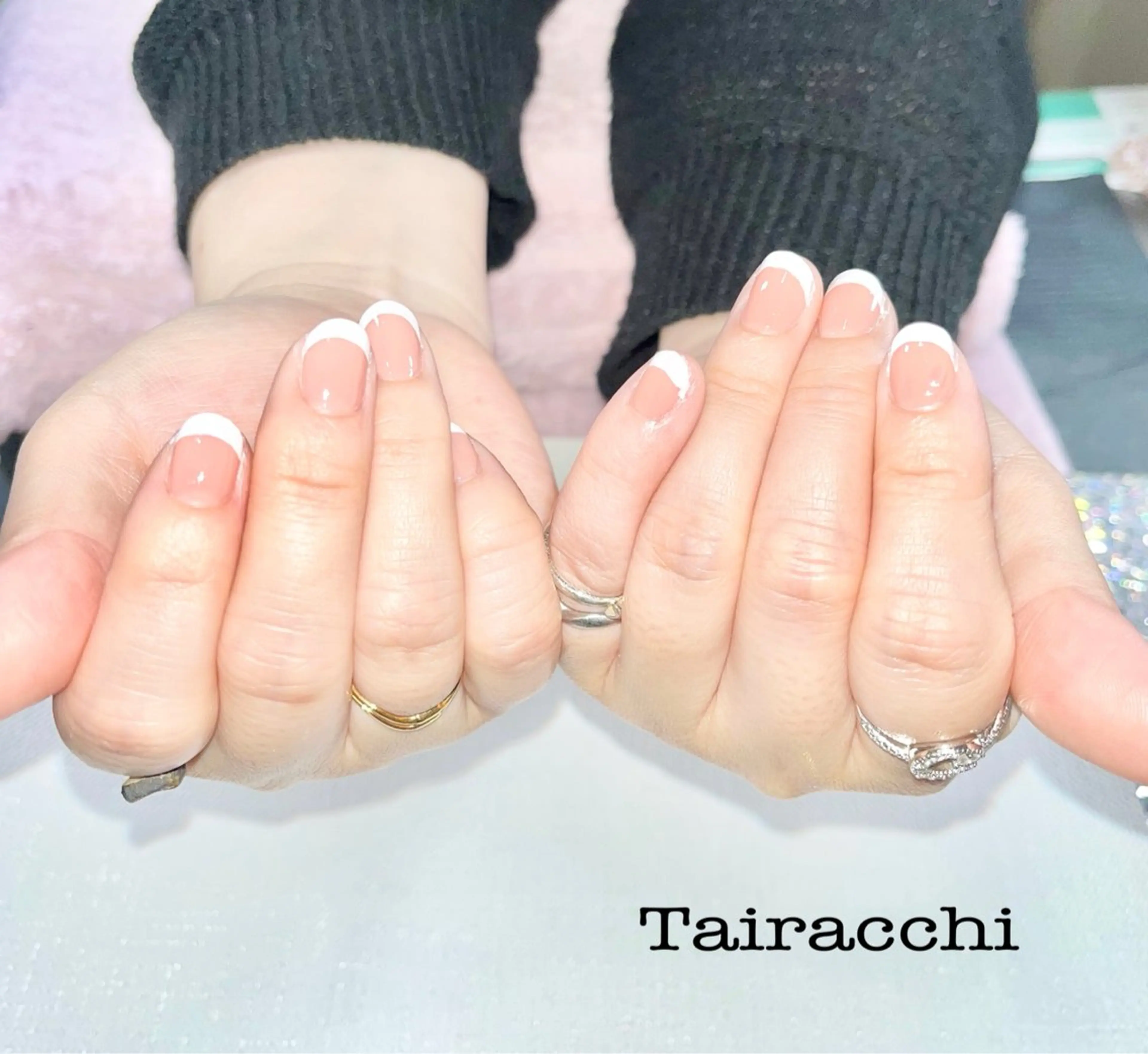 ネイル フレンチネイル Tairacchi ﾀｲﾗｯﾁのネイルデザイン