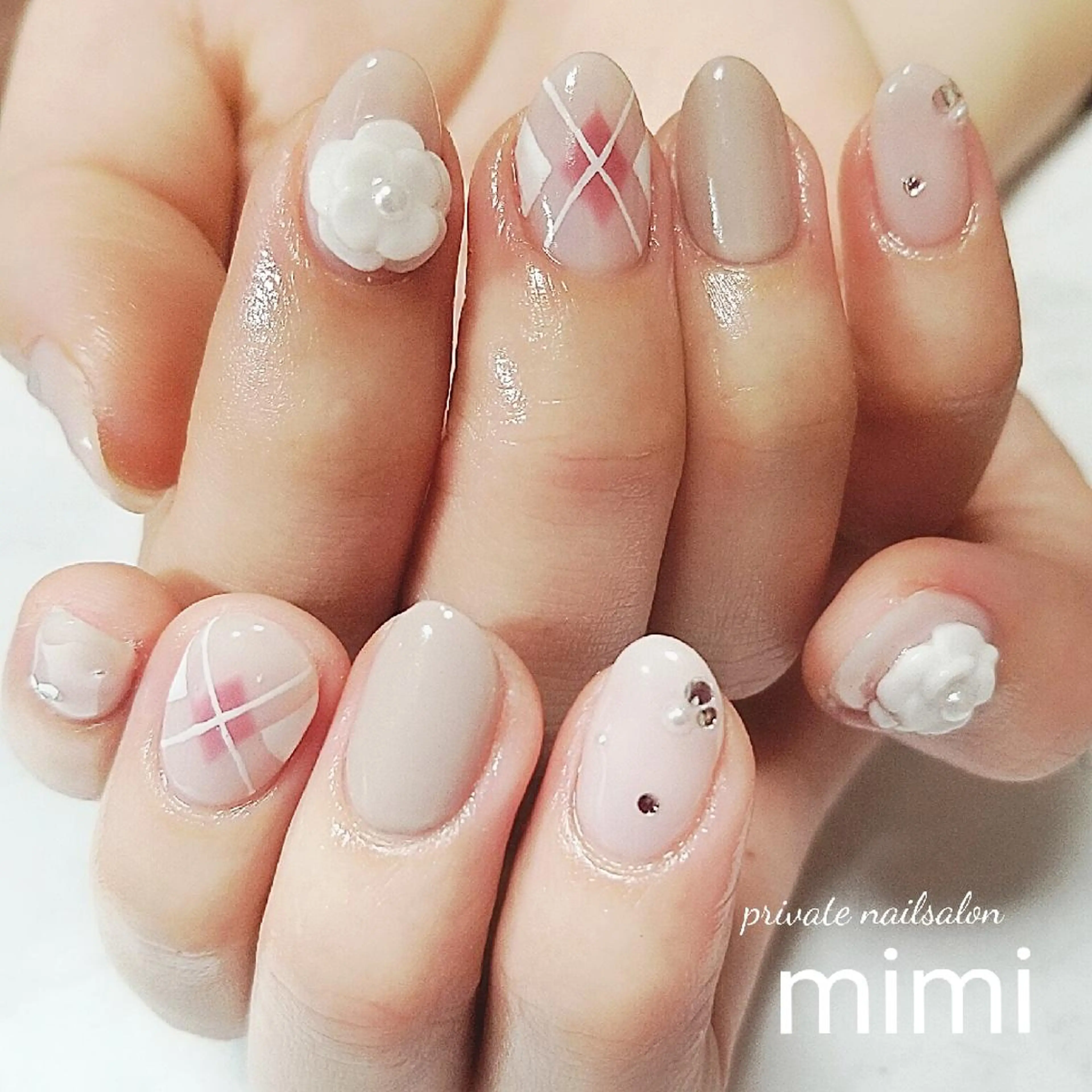 ネイル ハンドネイル 博多ネイル ｍｉｍｉのネイルデザイン