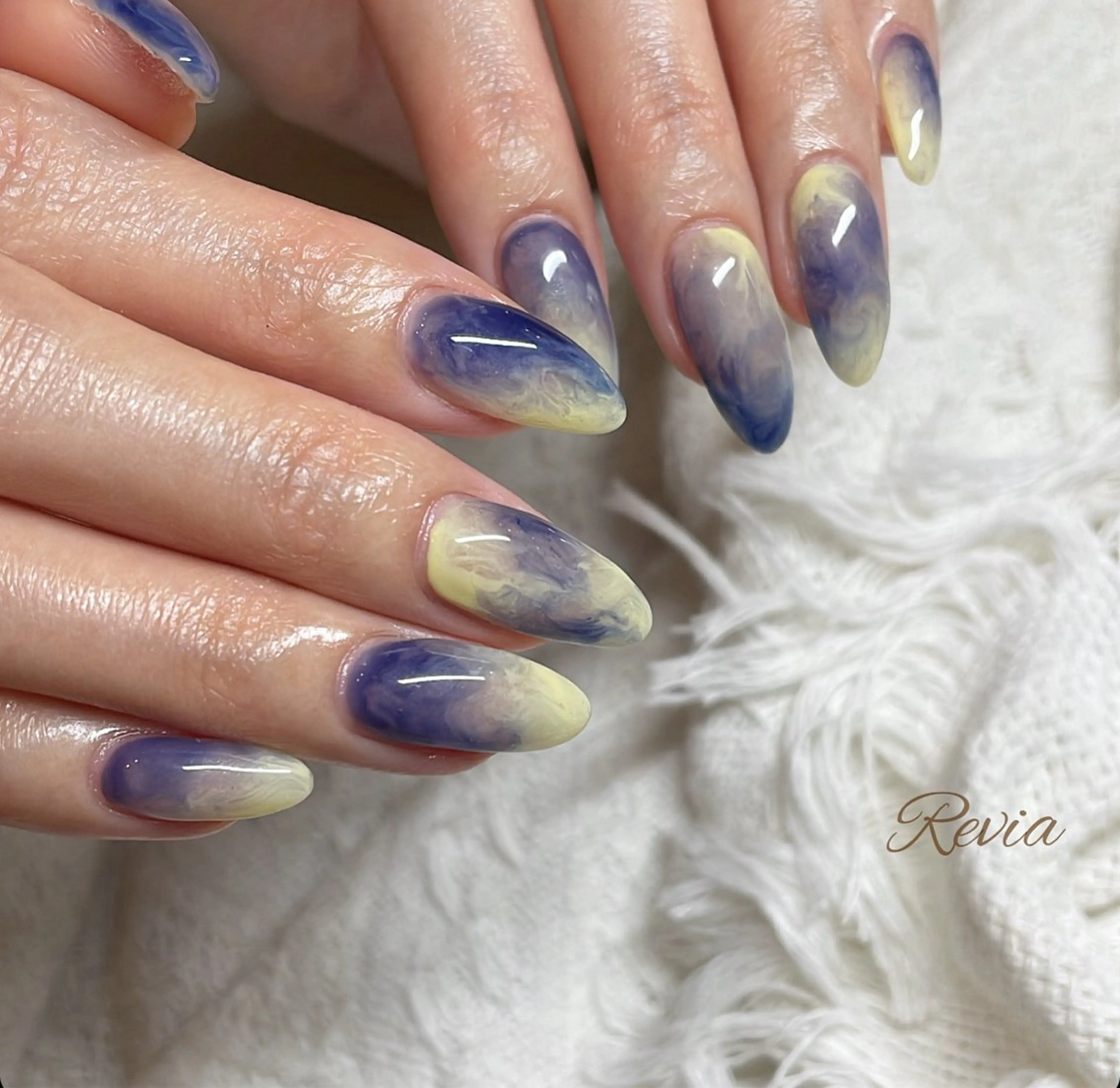 ネイル ハンドネイル revia所属・ERI Nailistのネイルデザイン