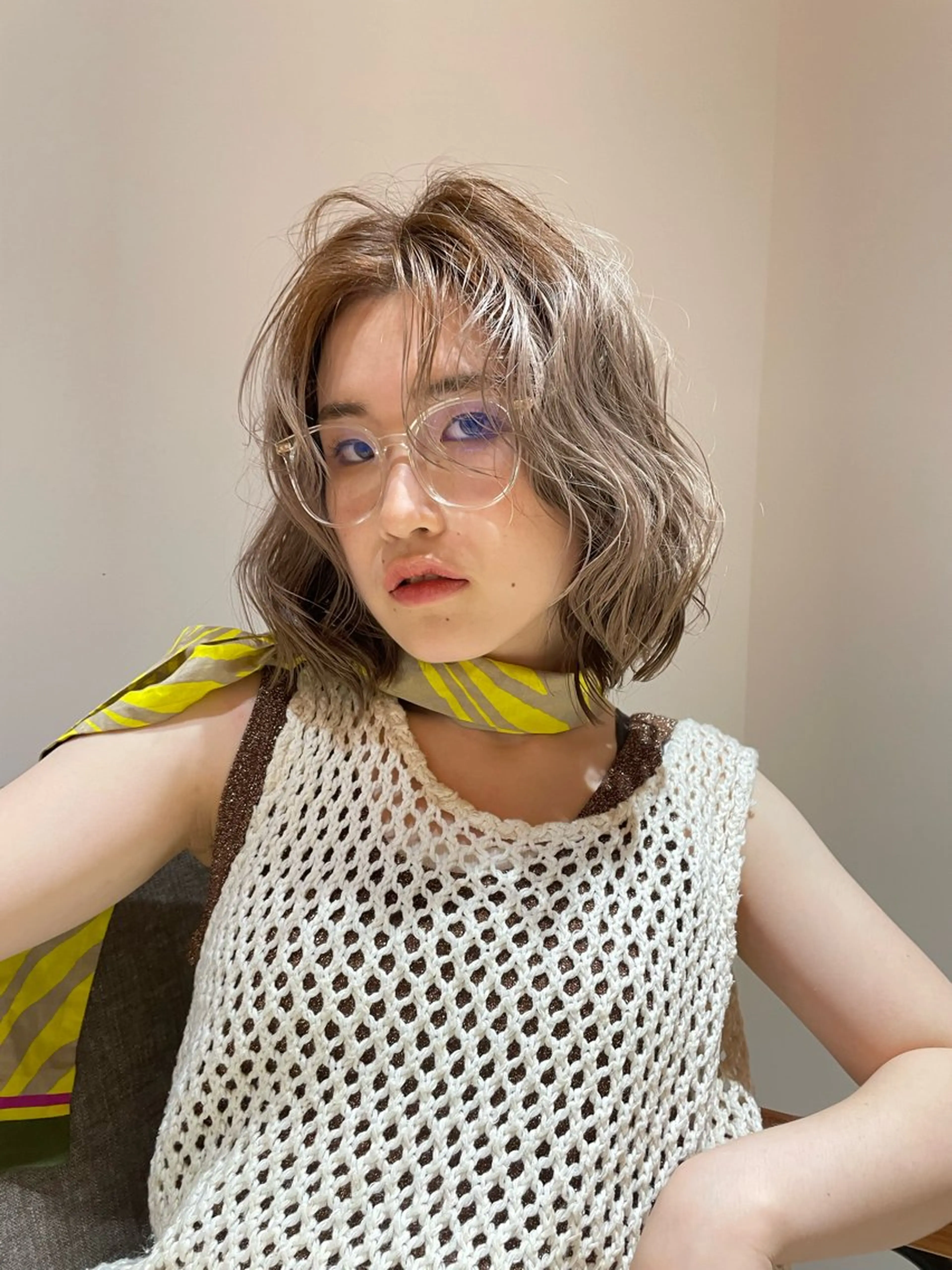 ショート ボブ カット パーマ 古田 捷人のヘアスタイル
