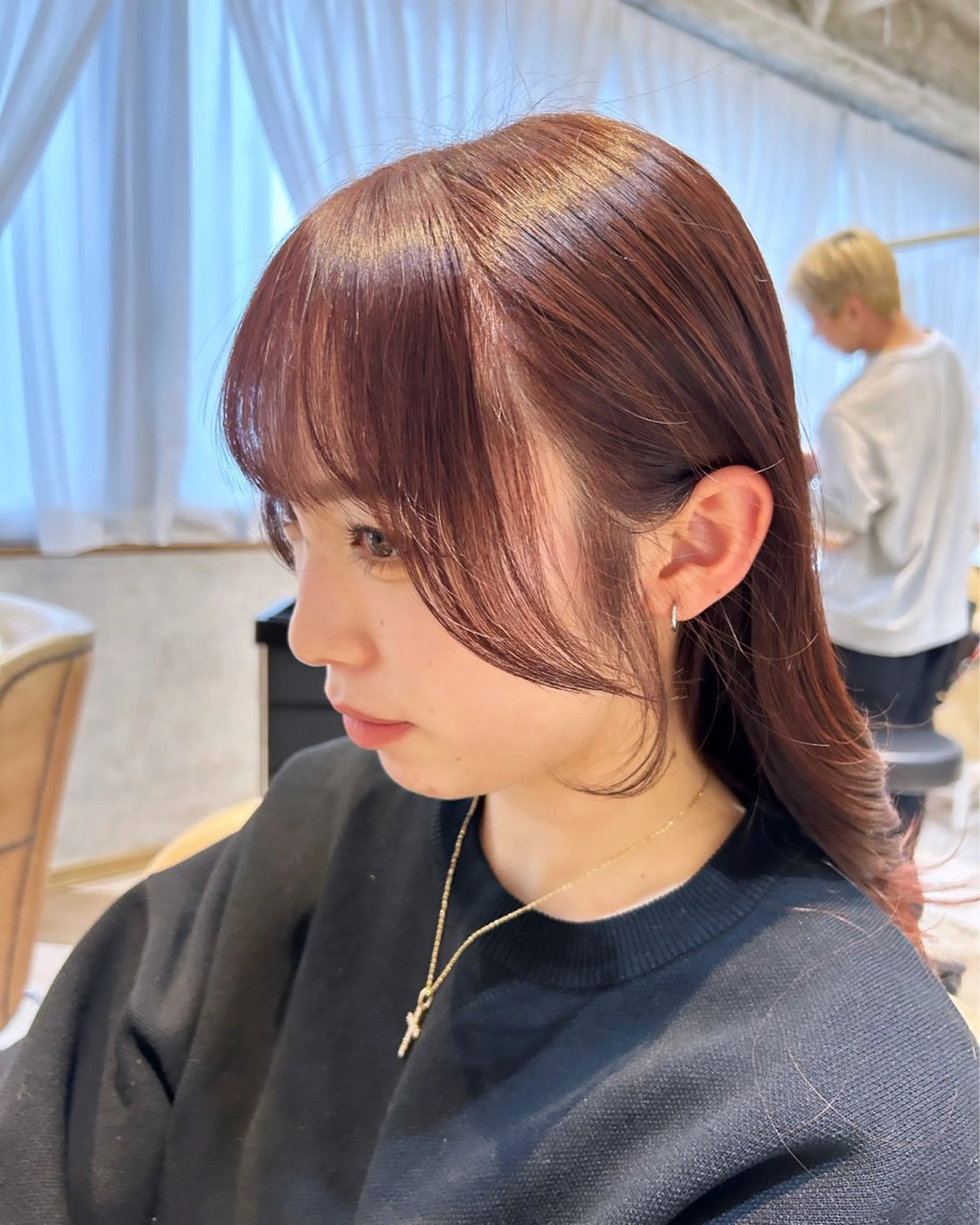 ロング カット ヘアカラー トリートメント Macherie by Lond(マシェリー バイ ロンド)所属・レイヤー ♡Miku♡のヘアスタイル