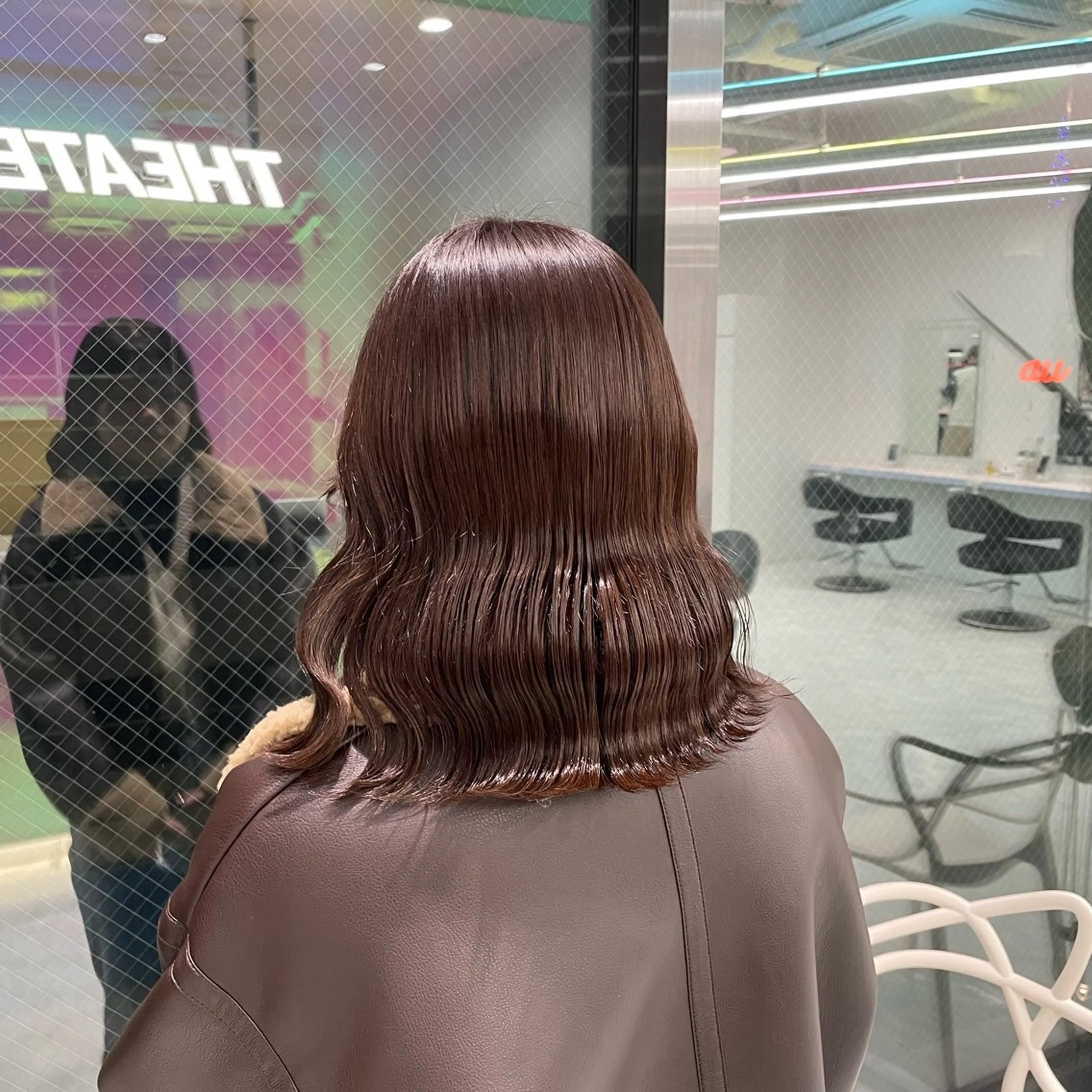 ミディアム カラー ブラウンカラー オレンジ オレンジブラウン ヘアカラー トリートメント ヘッドスパ ヘアセット ♡ブリーチカラー♡ Mirioのヘアスタイル