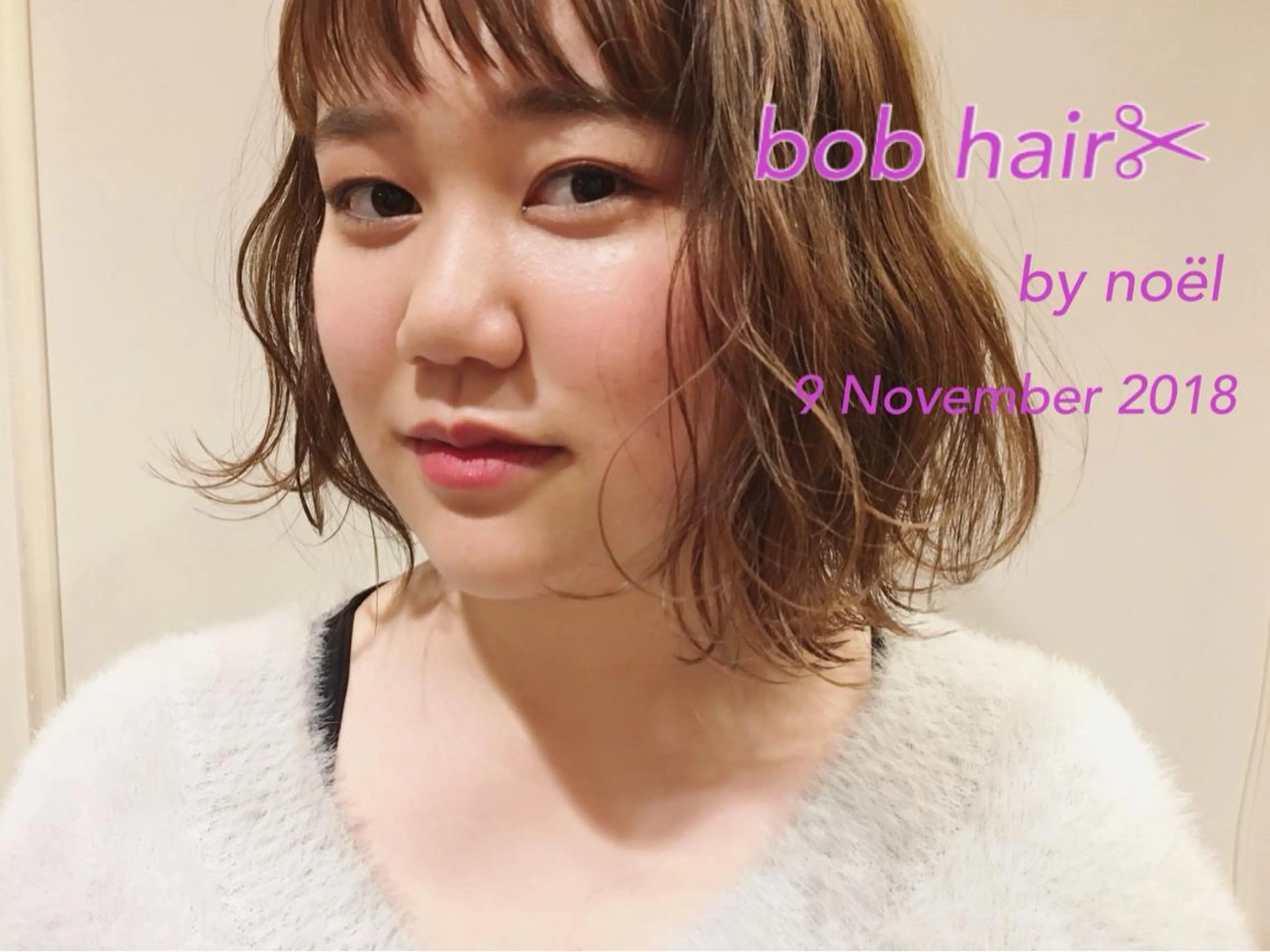 ミディアム カット ヘアカラー トリートメント la fith所属・rico_by ヘアとアイブロウのヘアスタイル