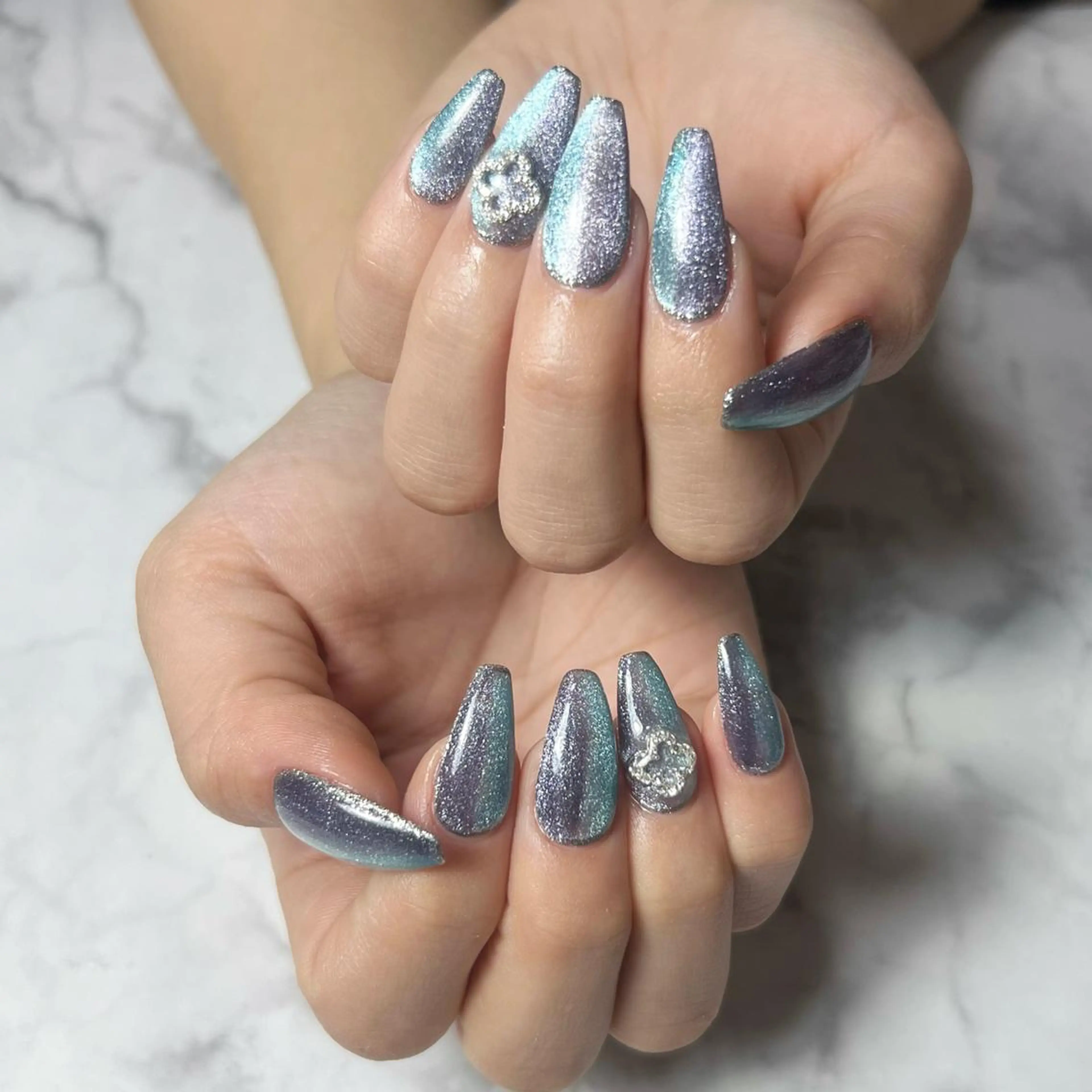ネイル マグネットネイル ハンドネイル nail salon Bayのネイルデザイン