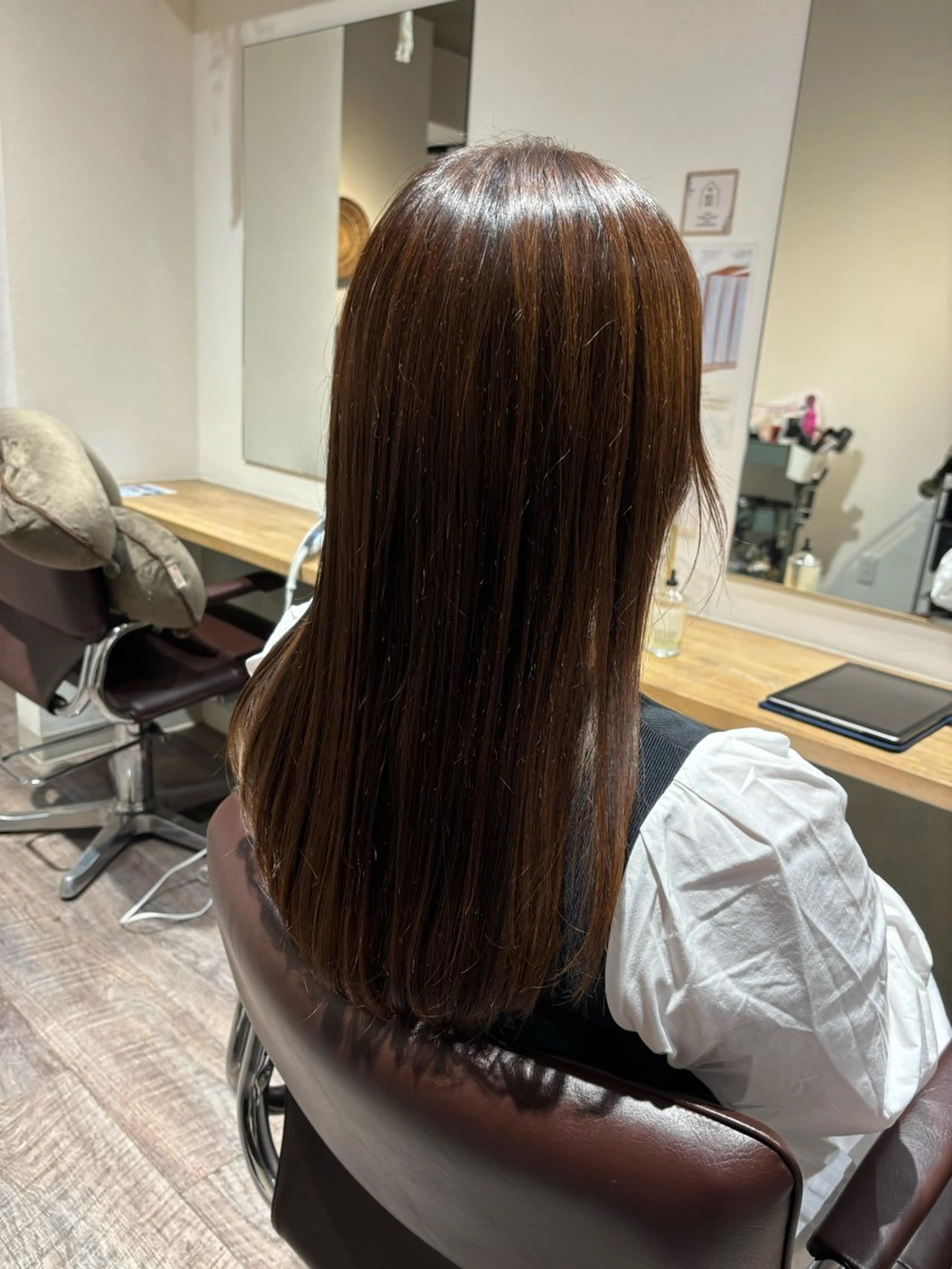 ロング カラー カット ヘアカラー トリートメント マツムラ ミサキのヘアスタイル