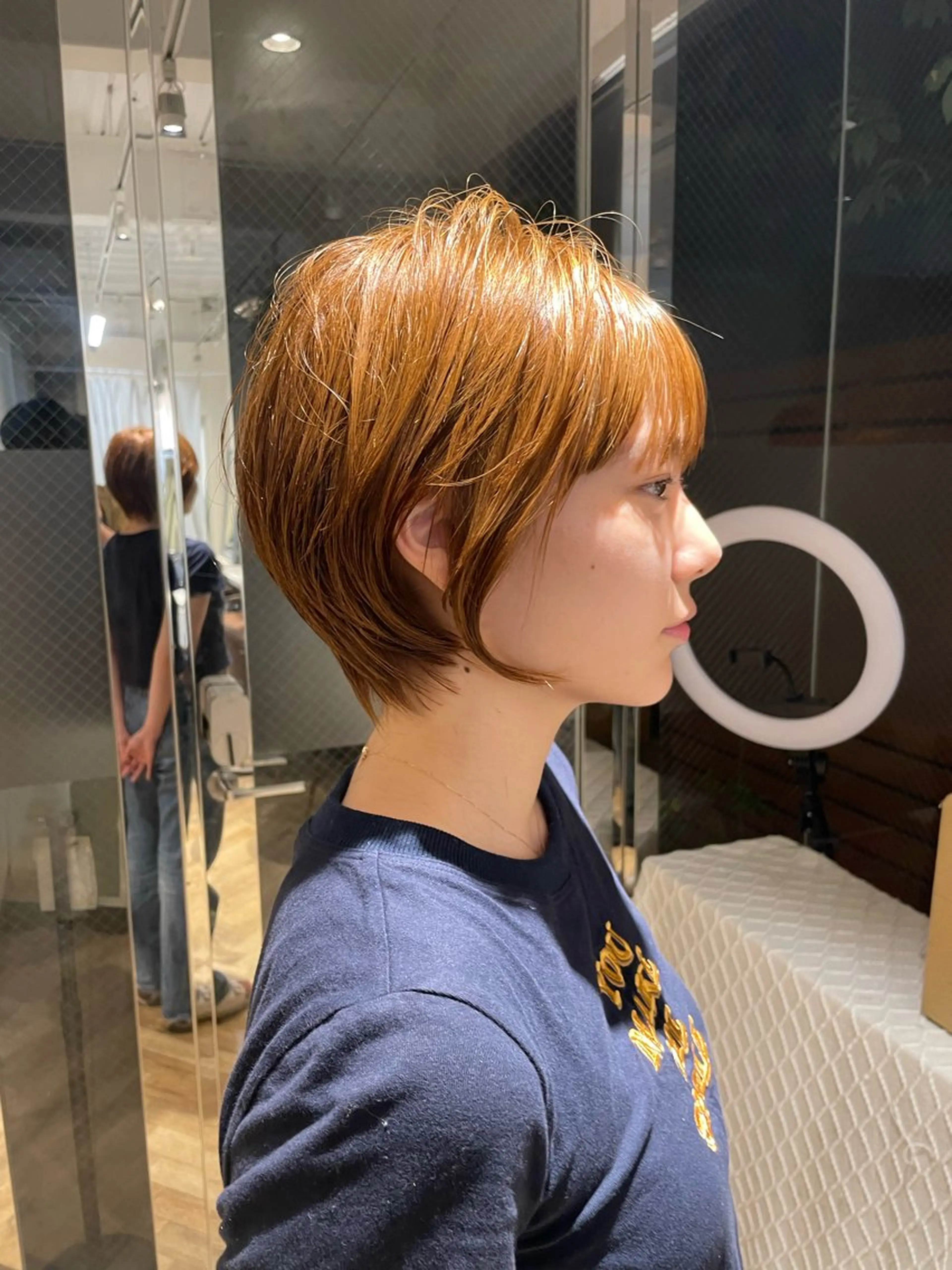ショート カラー ショートボブ ボブ ショートヘア 表参道ショート 宮嶋勇太のヘアスタイル