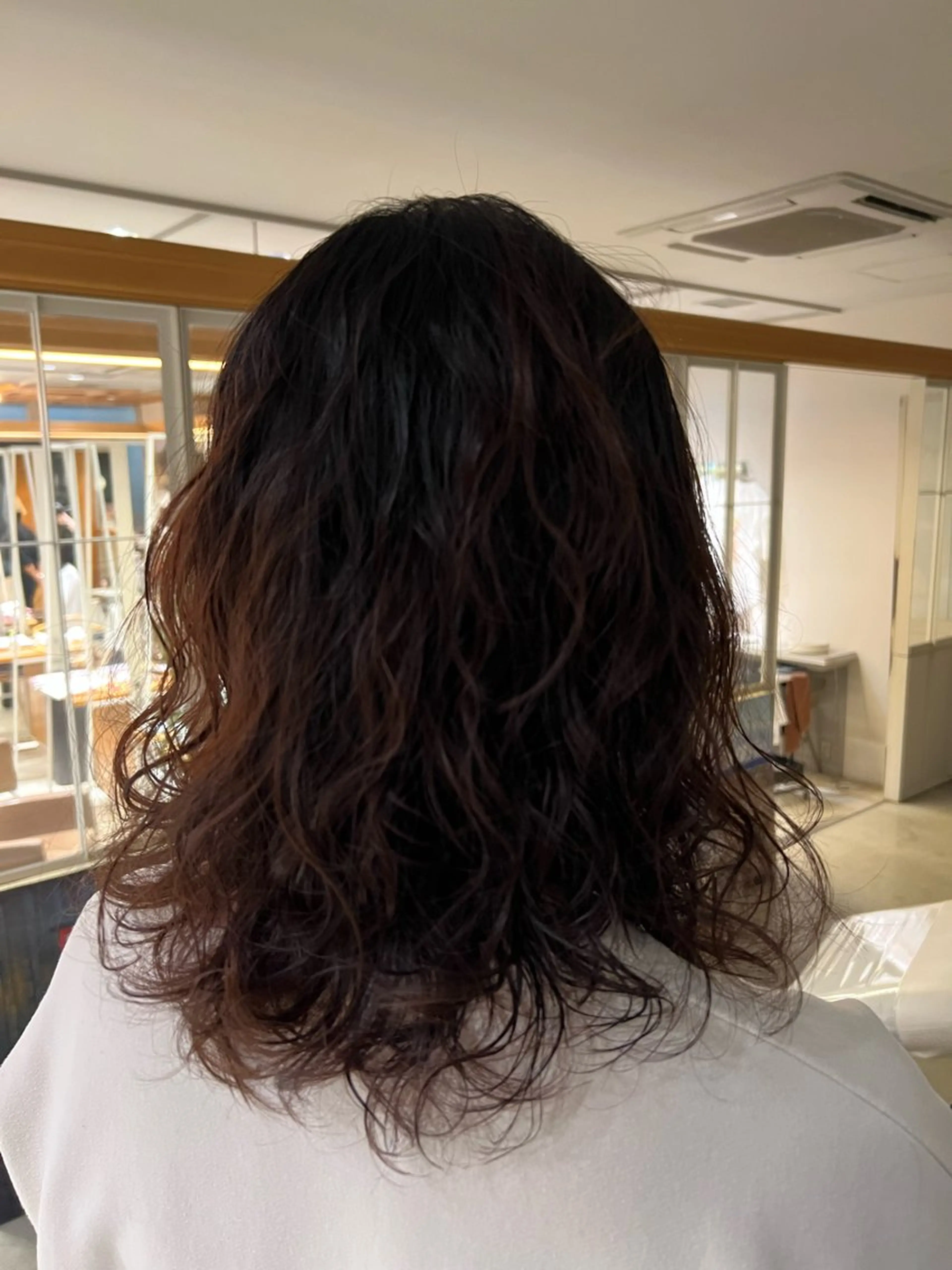 ミディアム パーマ ミディアムパーマ ﾕｳﾅ/ パーマ🐰のヘアスタイル