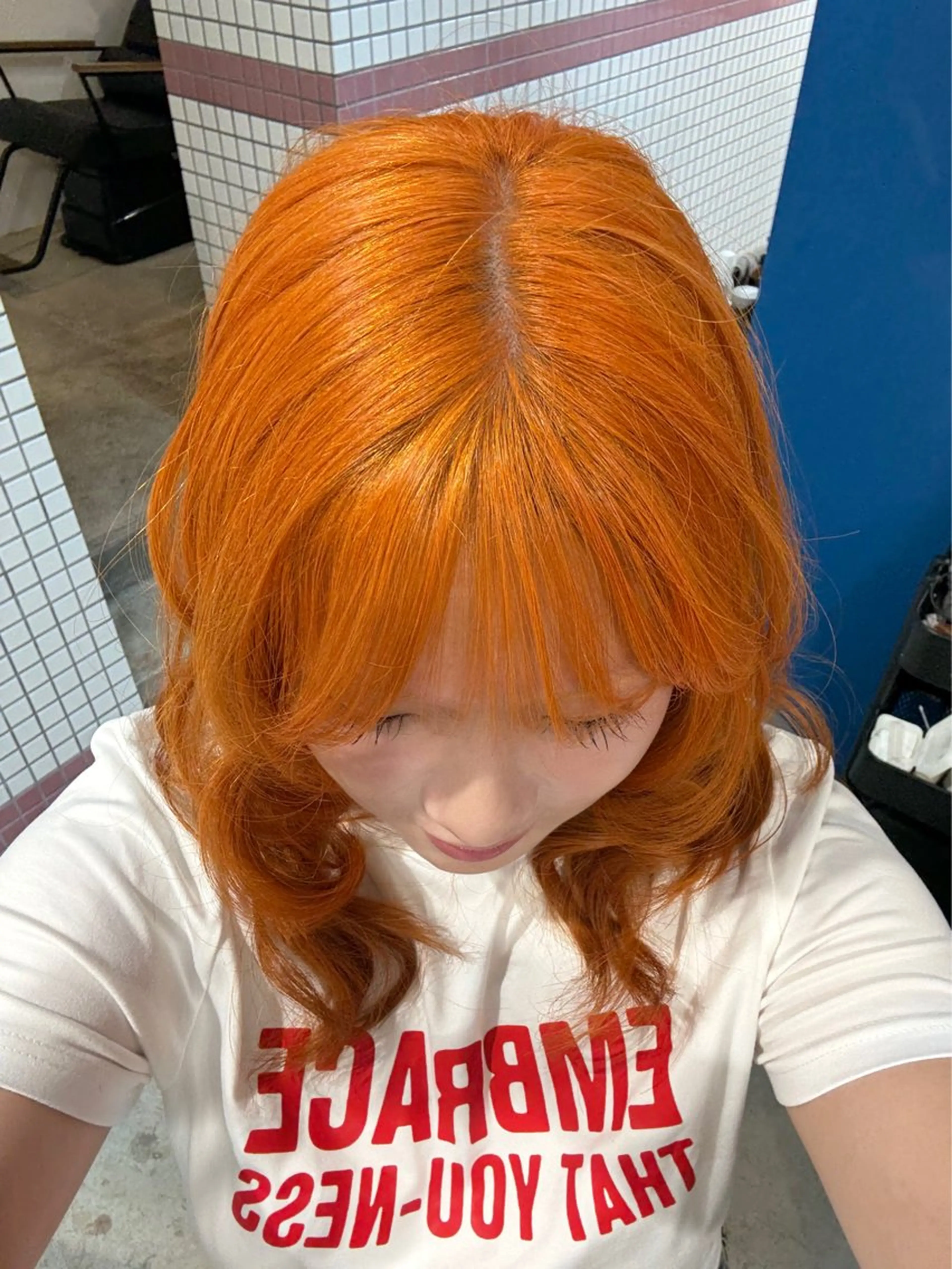 🍯ブリーチあり(オレンジ限定)(リタッチ可)➕3step trの写真