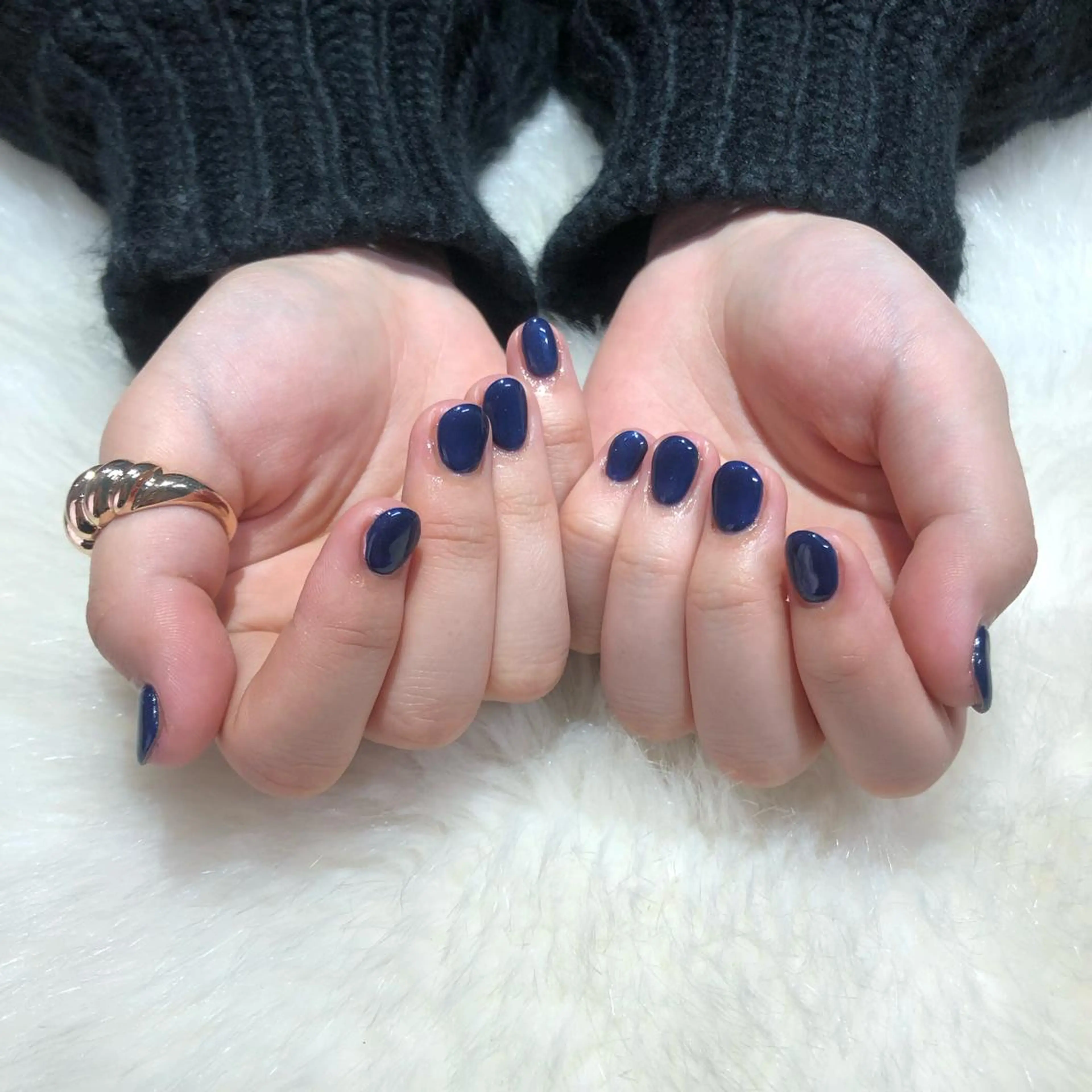 ネイル マグネットネイル ミラーネイル ワンカラーネイル Nes.Nail所属・Miyagi Asamiのネイルデザイン