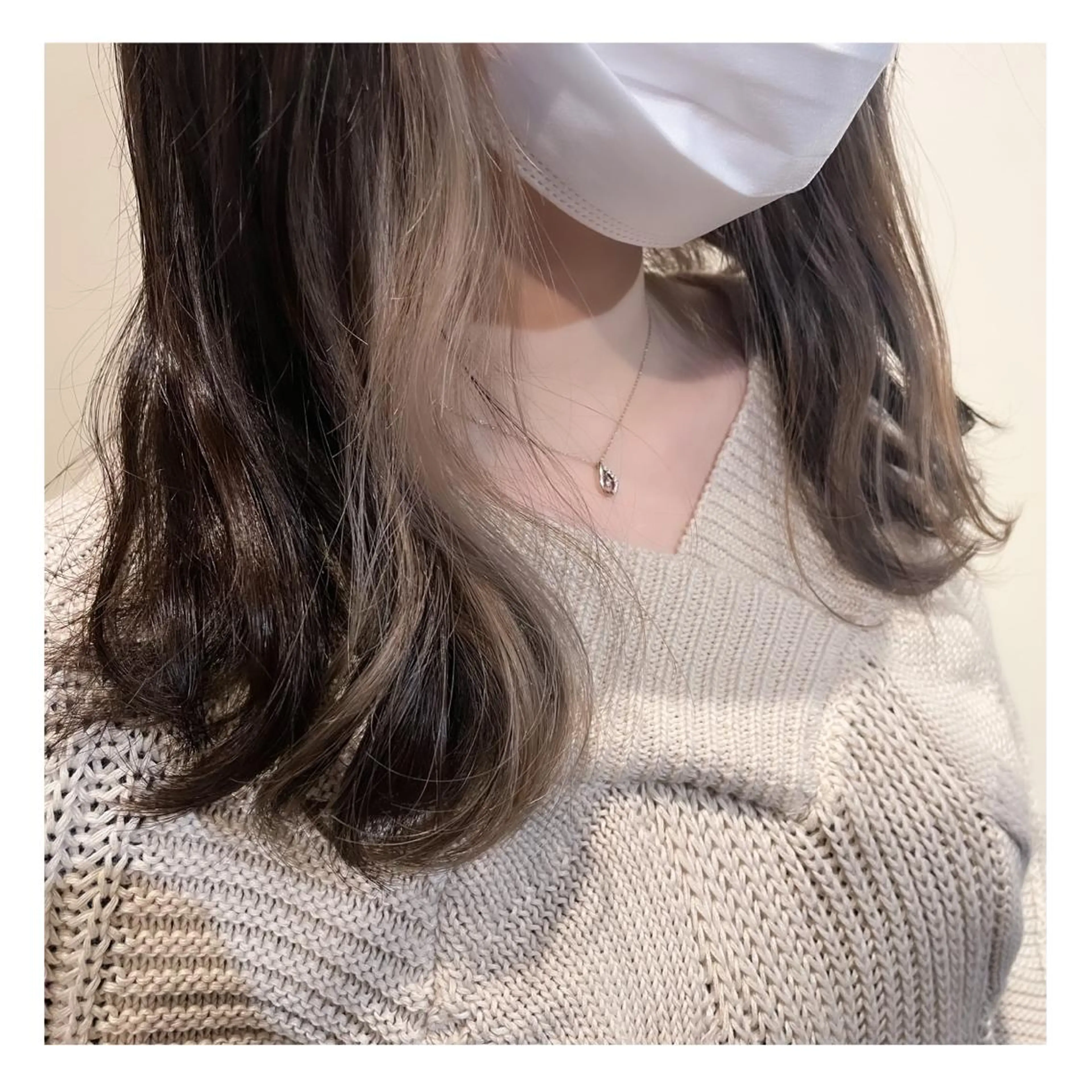 ロング カラー ベージュカラー ブリーチ インナーカラー ヘアカラー ❁⃘ ち だ り さ ❁⃘のヘアスタイル