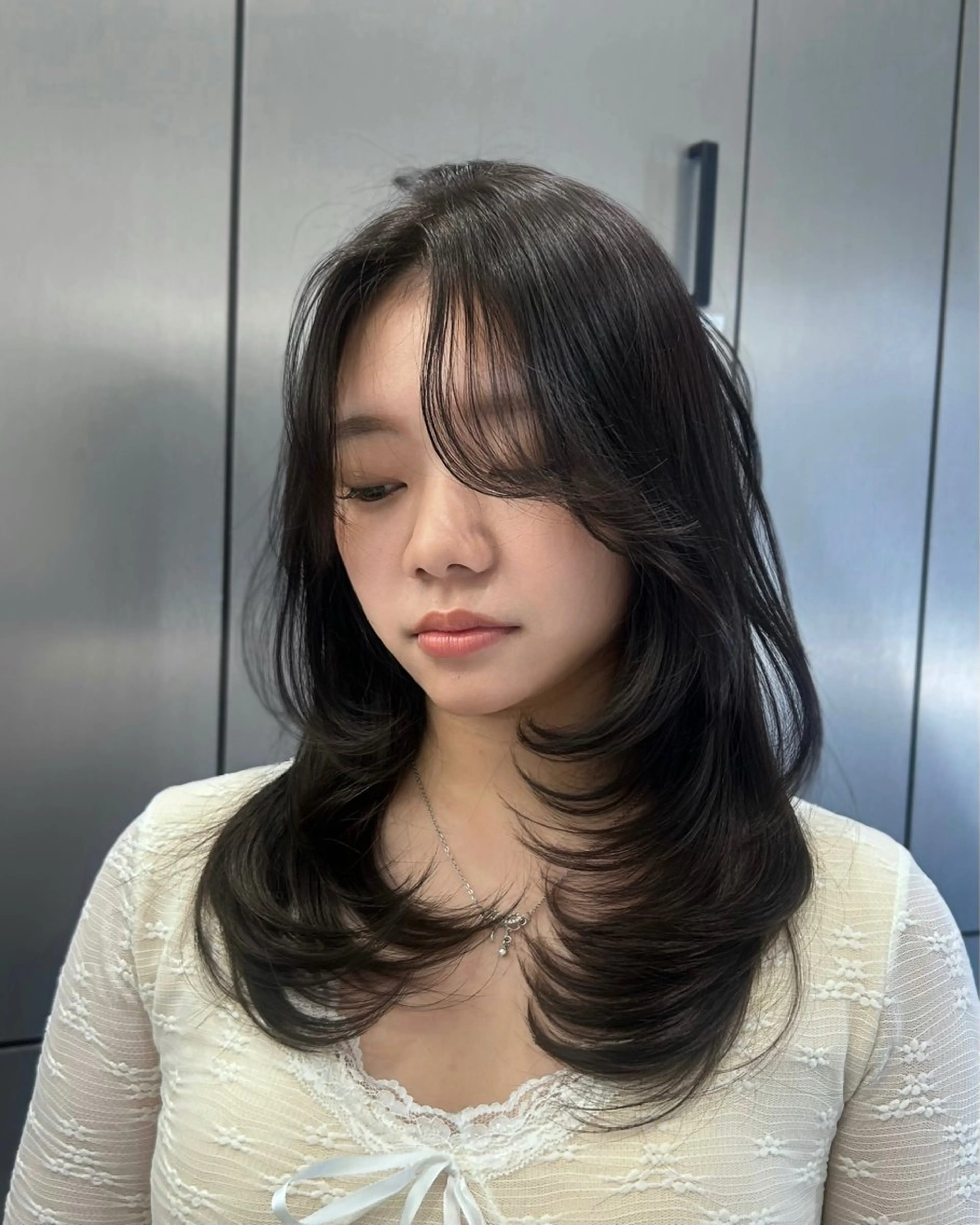 ロング レイヤーカット カット ヘアカラー 大人レイヤー/艶髪 🇺🇸TOMONAのヘアスタイル