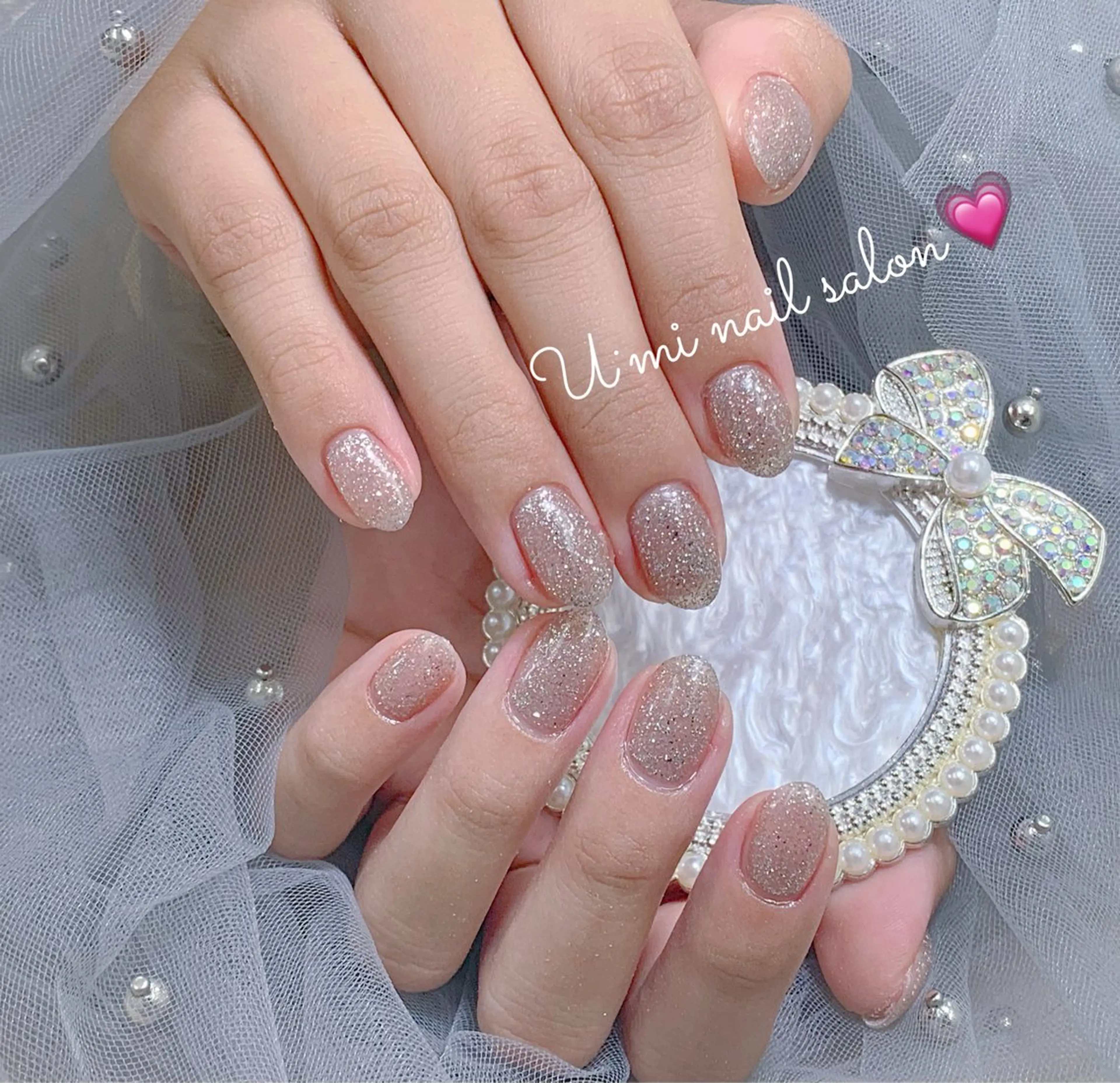 ネイル フラッシュネイル ワンカラーネイル U·Mi nail salon所属・U·Mi 容のネイルデザイン