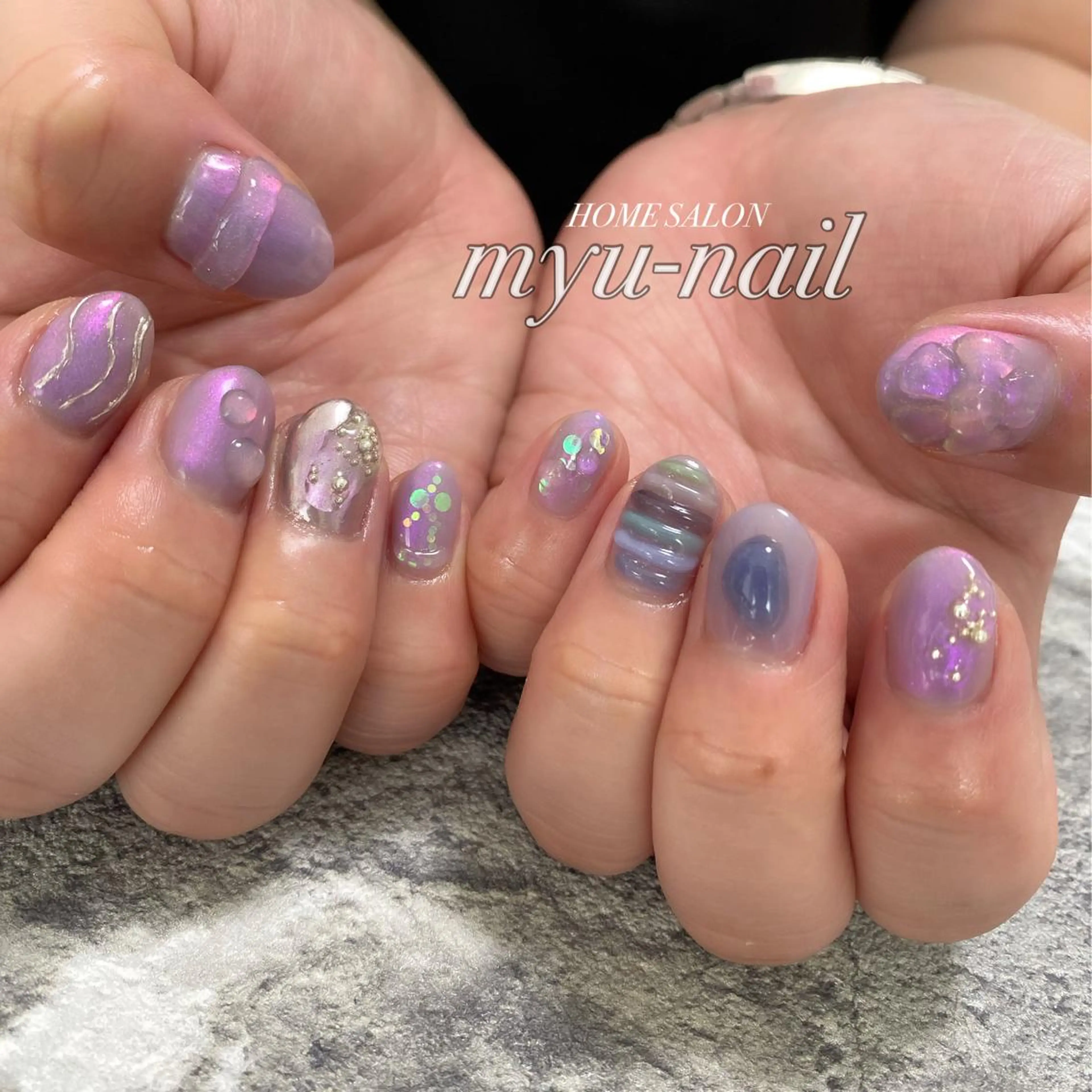ネイル ホームサロン myu-nailのネイルデザイン