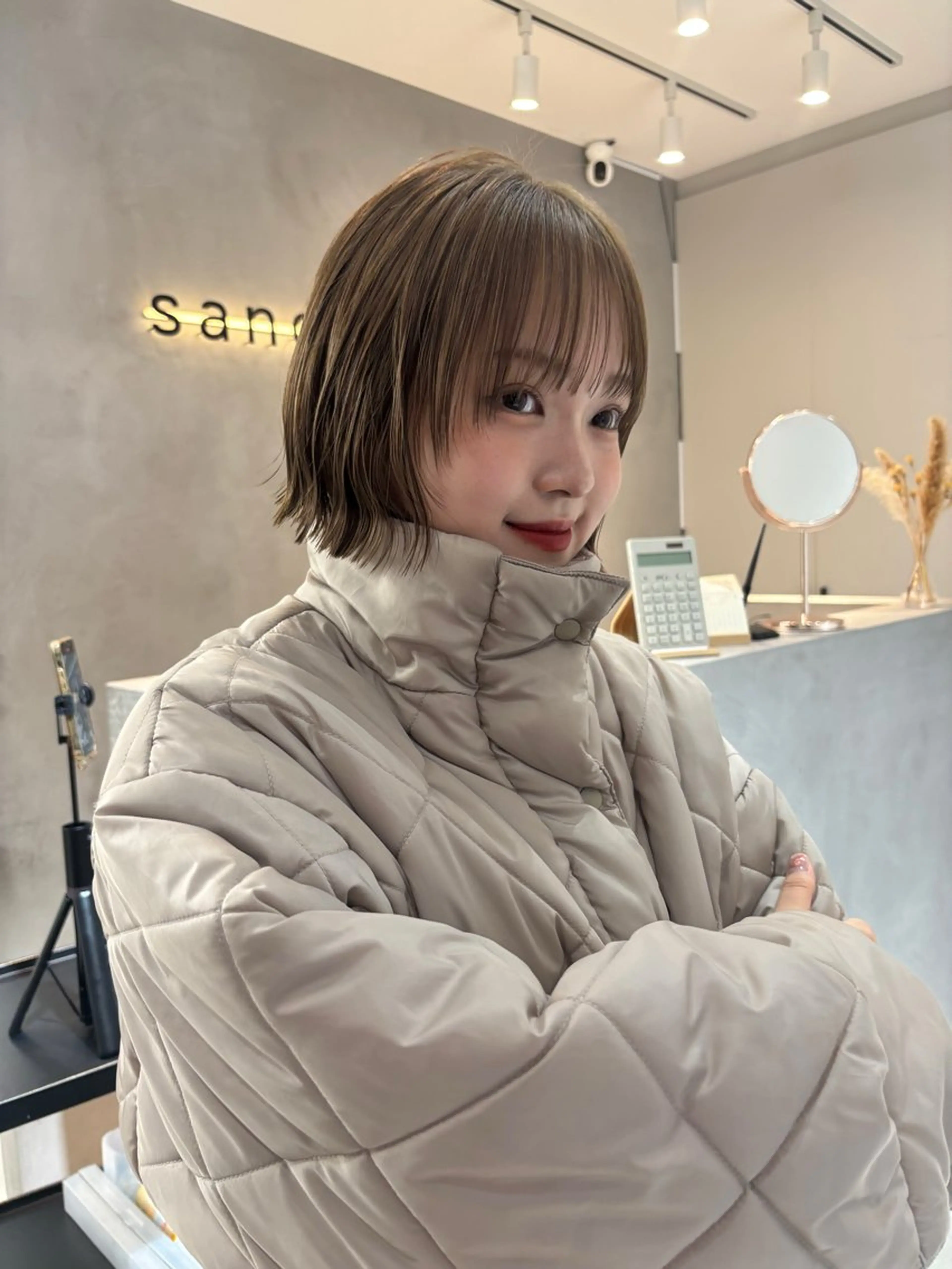 ショート パーマ sand 池袋所属・sand🎀 似合わせカット♡桃花のヘアスタイル