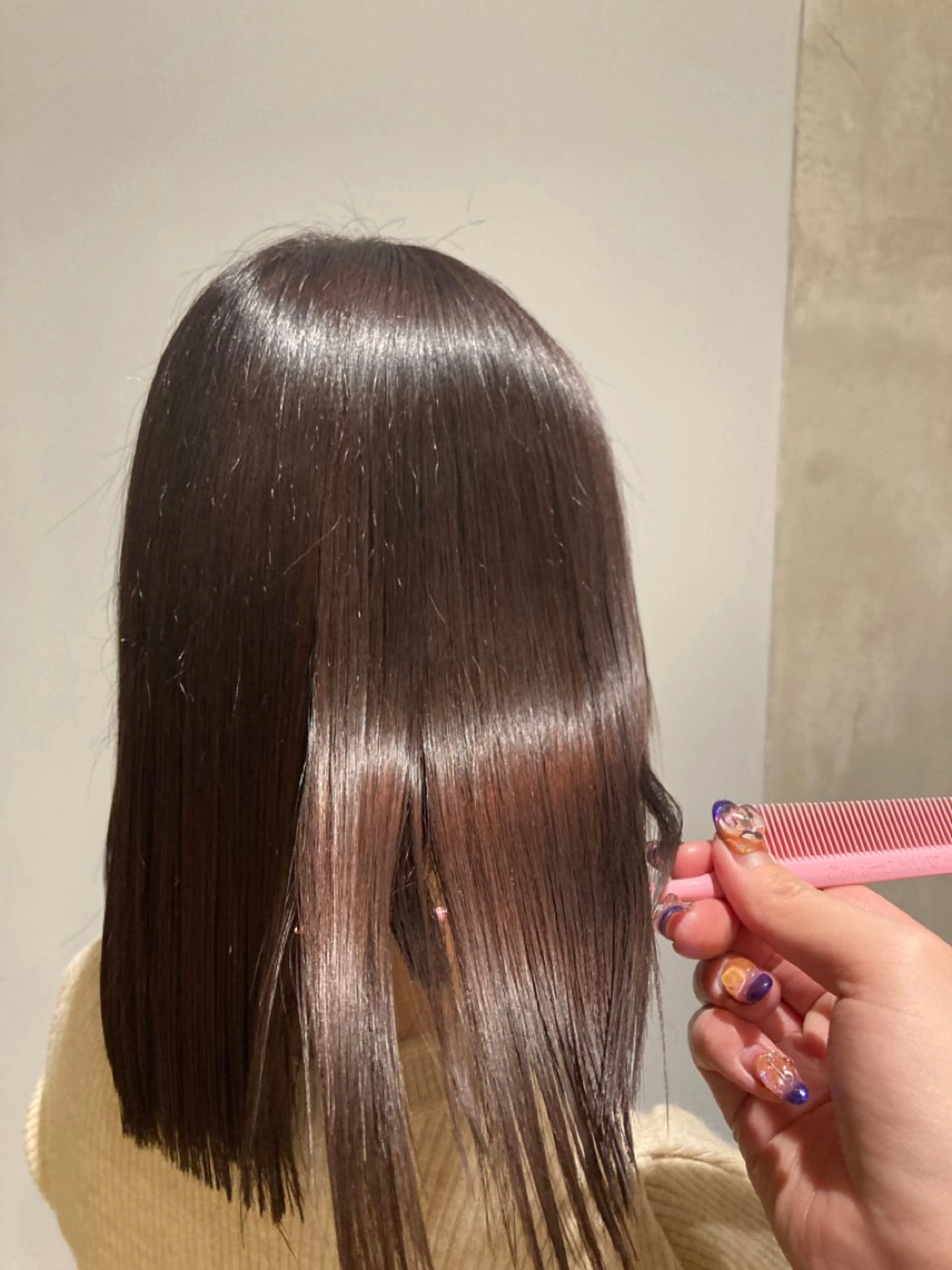ロング カラー 透明感カラー パープルカラー Cloe銀座店所属・Mana 🎀　Cloe銀座のヘアスタイル