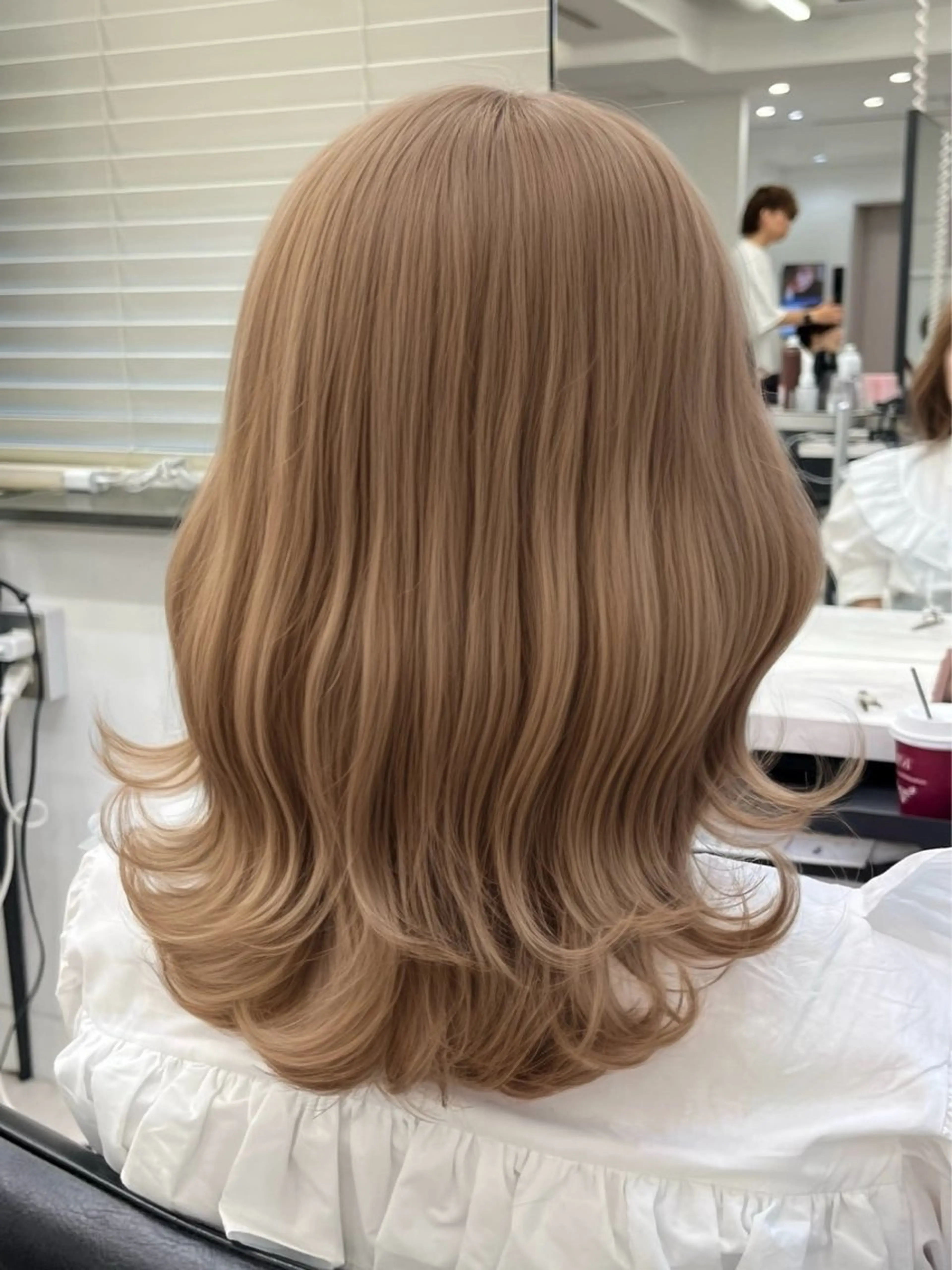 セミロング カラー パーマ ヘアアレンジ ブリーチ ケアブリーチ ダブルカラー ボブ 髪質改善 韓国ヘア×顔まわり 🇰🇷和知拓郎のヘアスタイル
