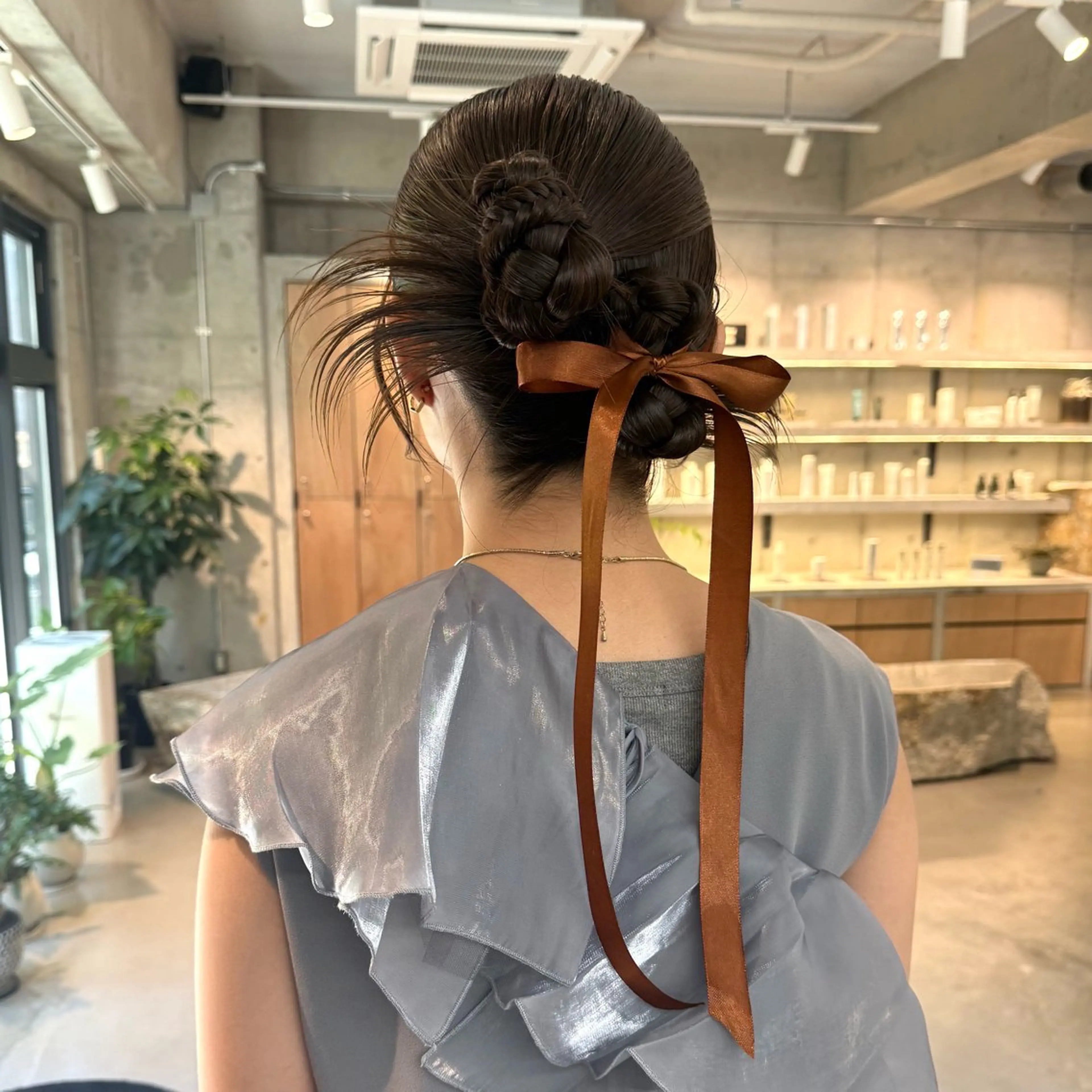 ロング ヘアアレンジ 平野 美羽のヘアスタイル