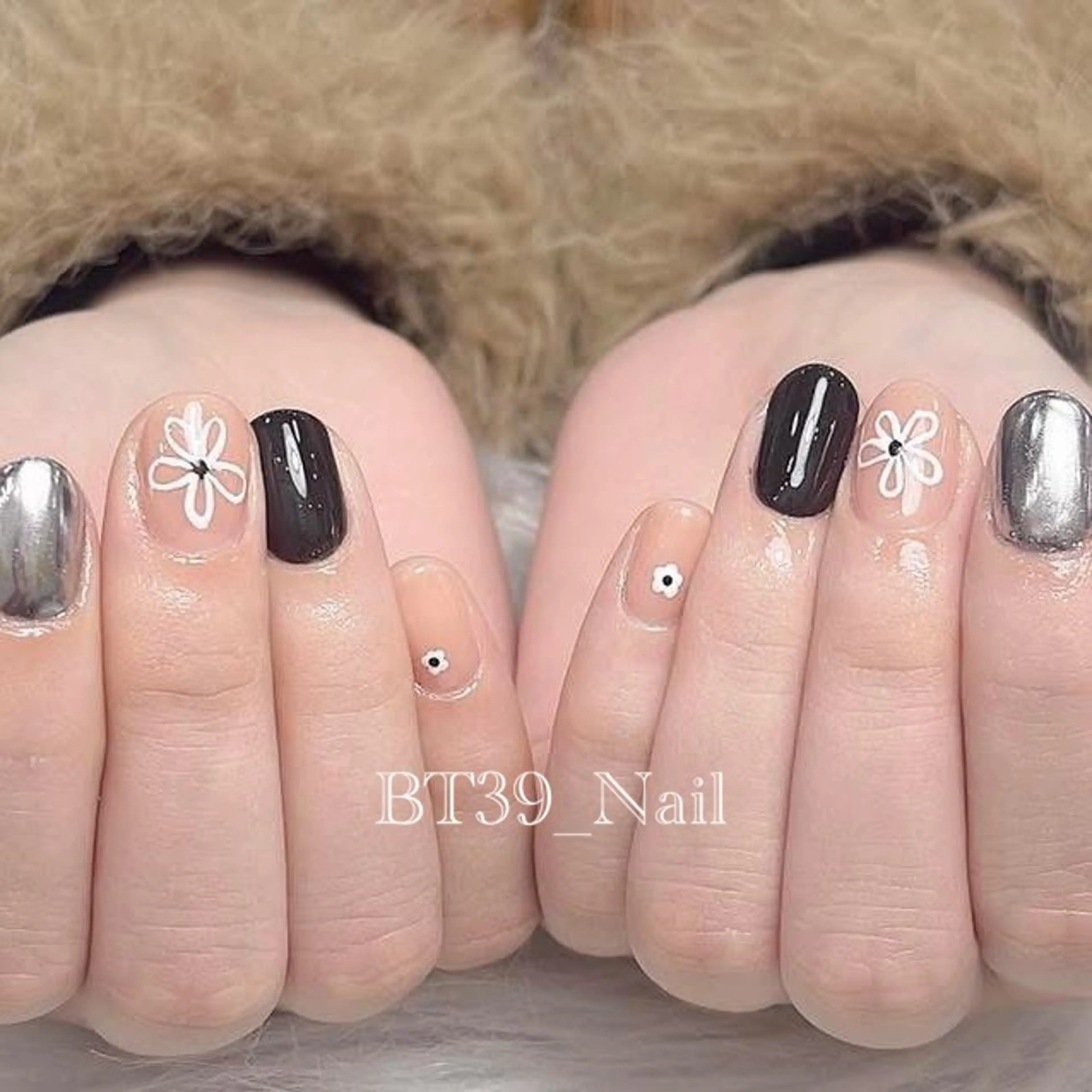 ネイル 持ち込み シンプルネイル BT39_Nail所属・BT39 Nailのネイルデザイン