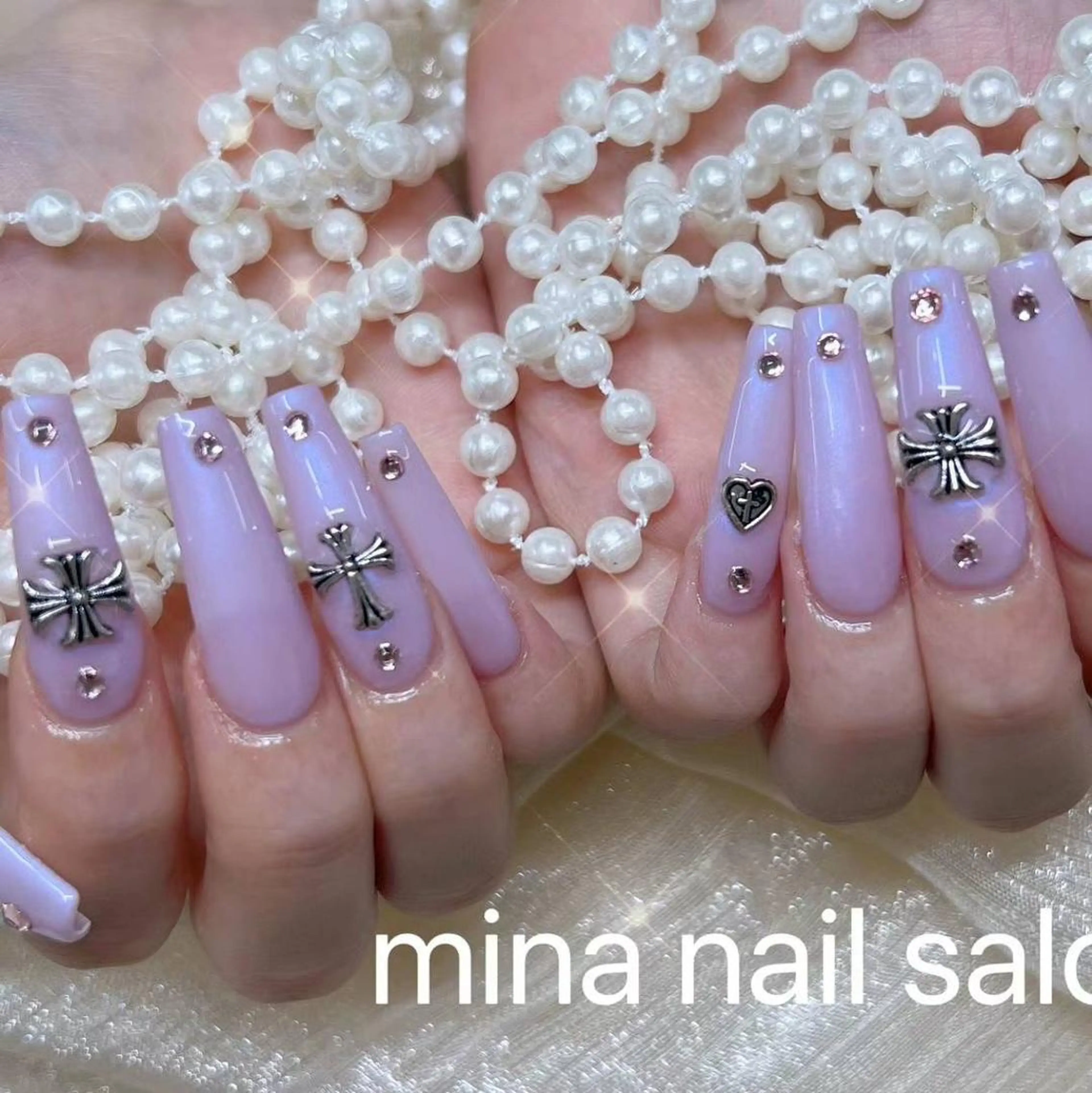 ネイル Mina🧸 韓国風ネイル🎀のネイルデザイン