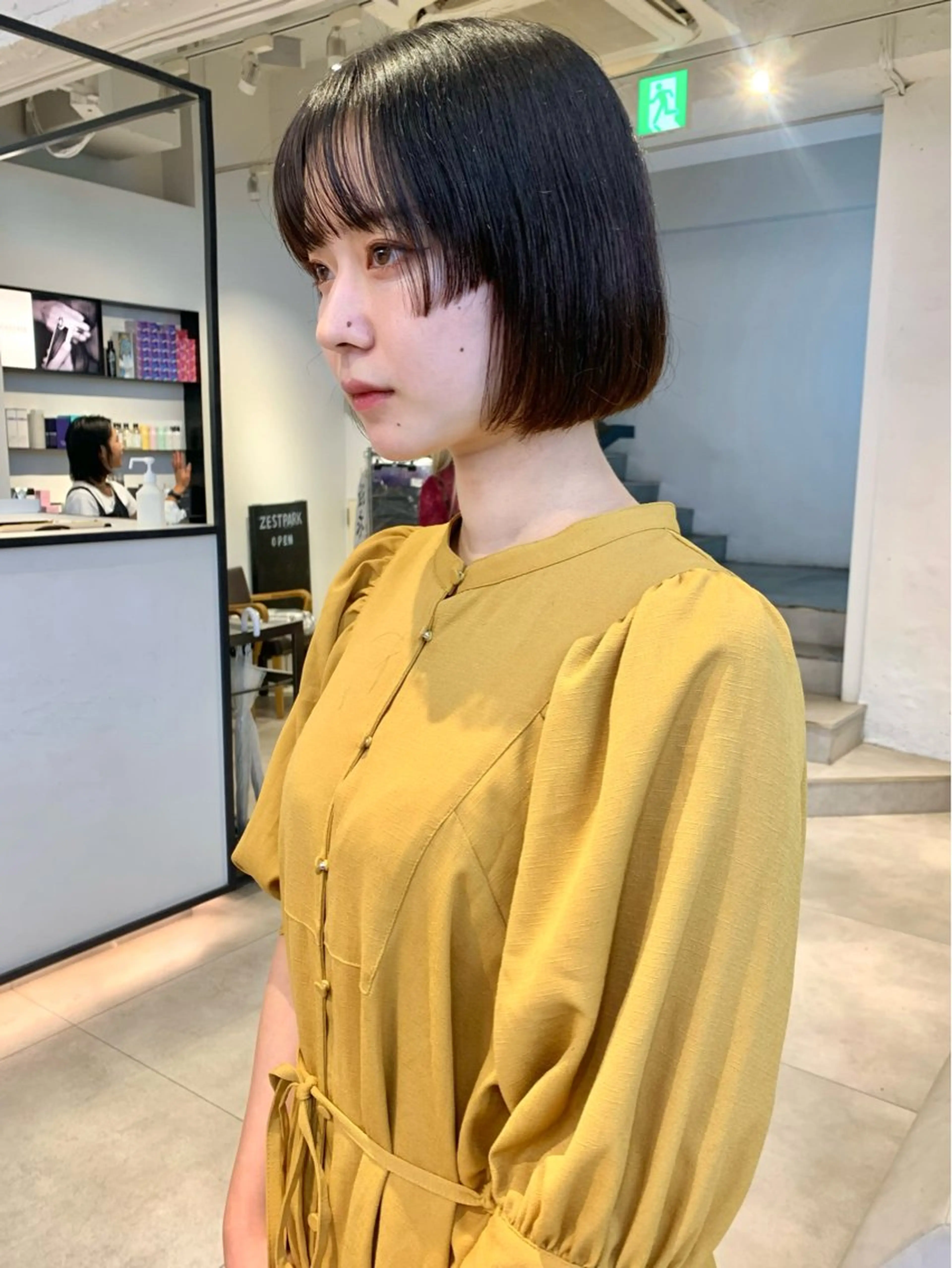 ショート カラー ボブ 姫カット カット ヘアカラー Kureha/ネイル トレンドヘアのヘアスタイル