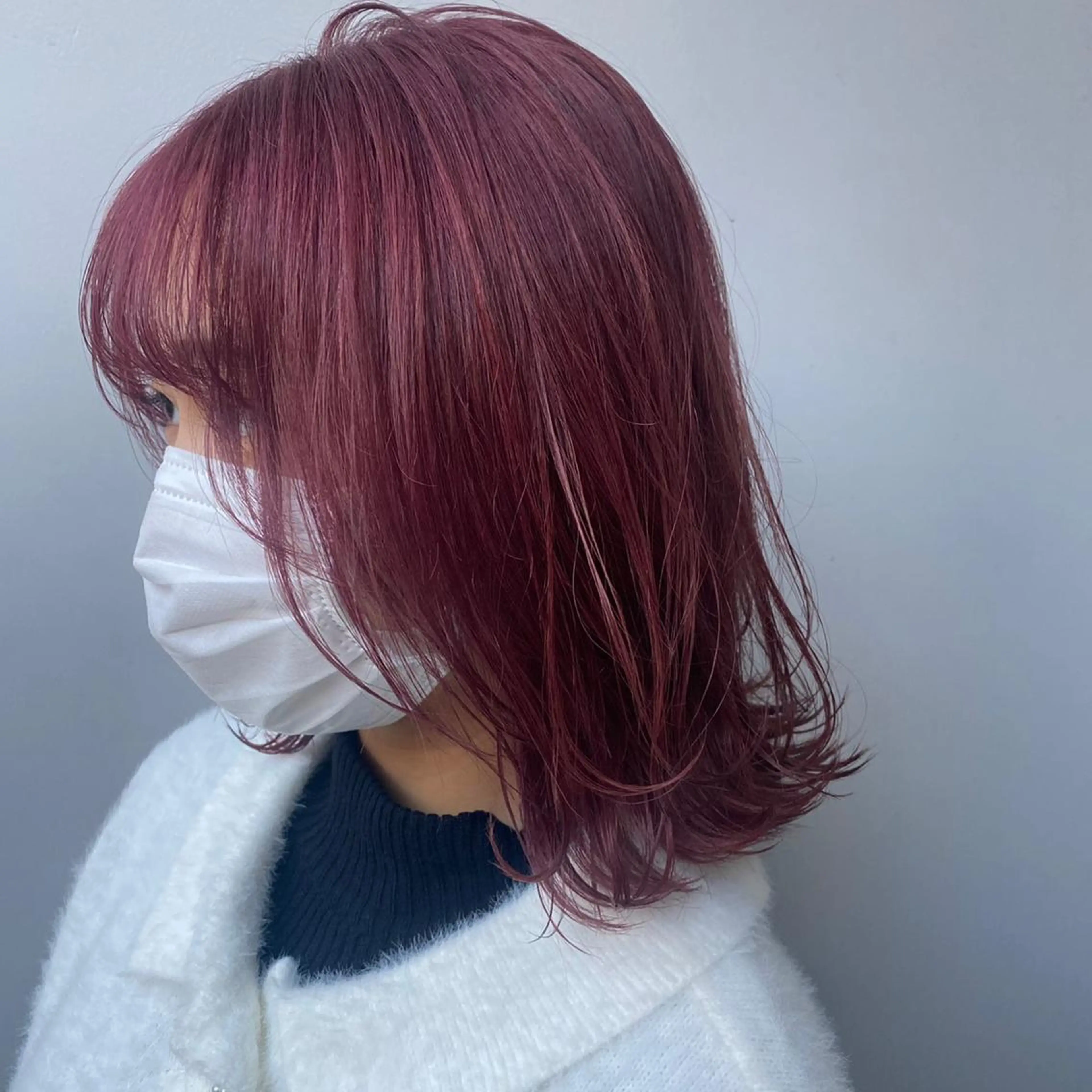 カラー ピンクカラー 🌈本物の髪質改善 森田涼平のヘアスタイル