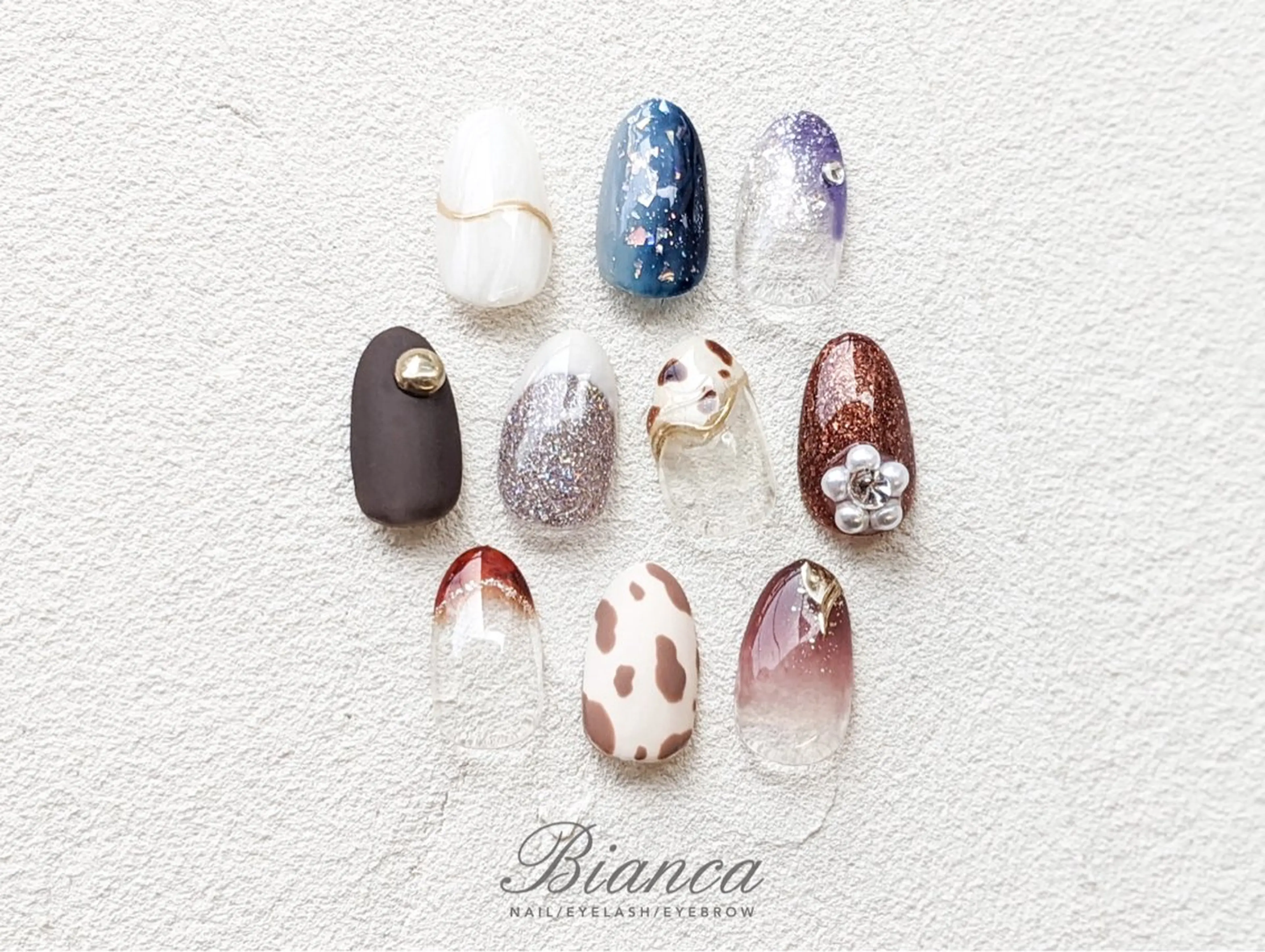 ネイル ハンドネイル Bianca栄店 みさと店長のネイルデザイン