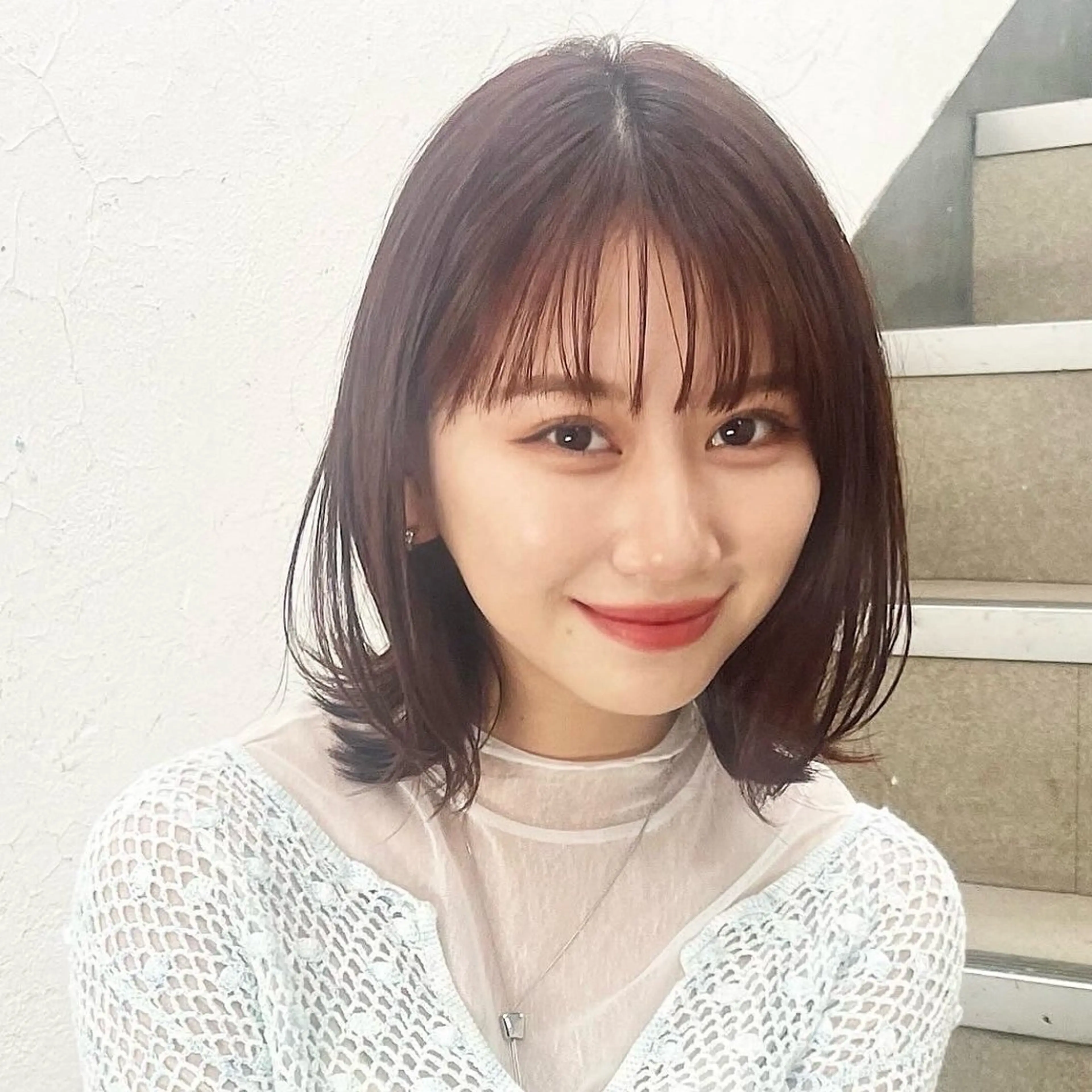 ミディアム カラー GROW middle所属・山梨 洸のヘアスタイル